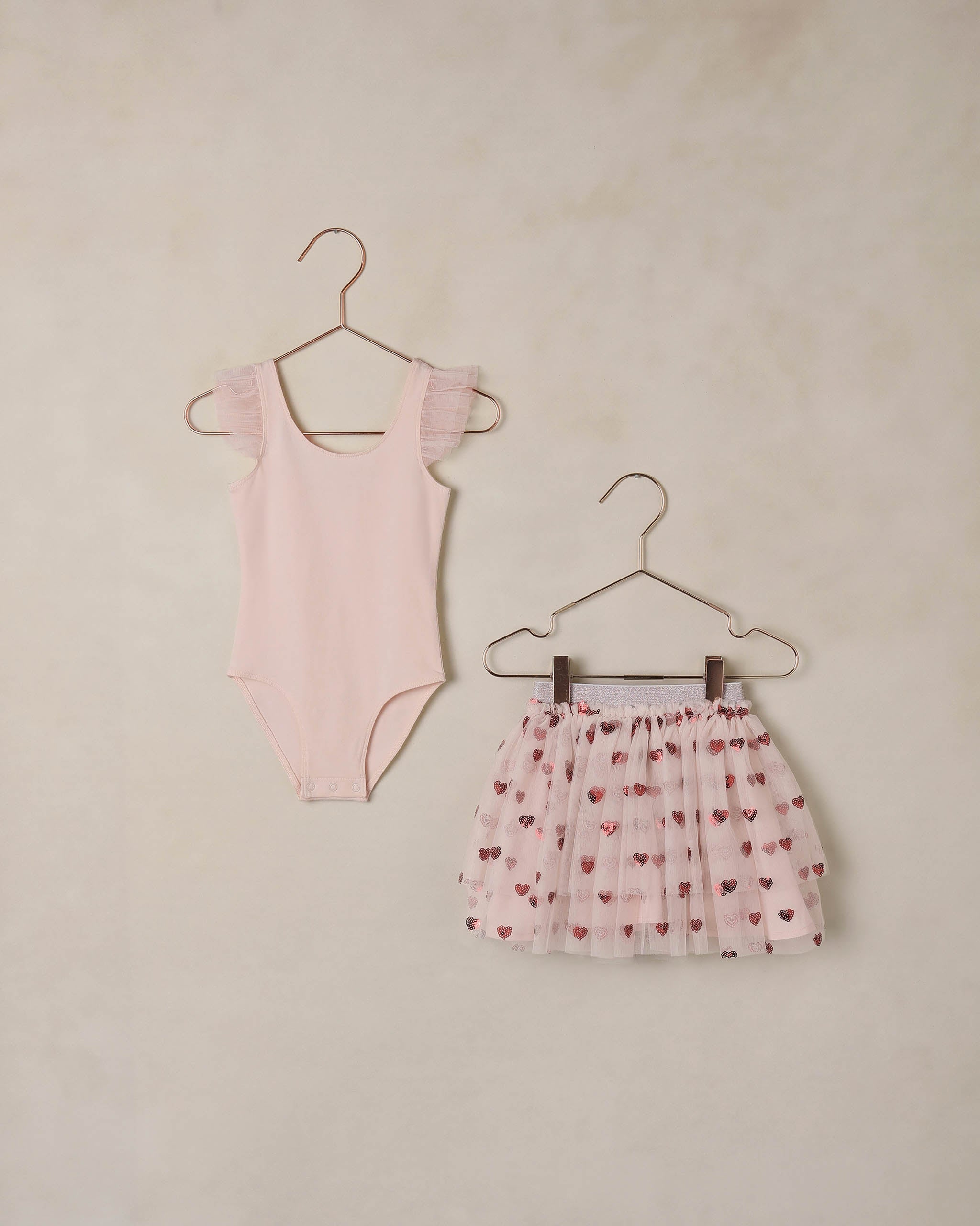 Rylee + Cru ライリーアンドクルー ベビー服 子供服 オーロラチュチュセット　レッドハーツ