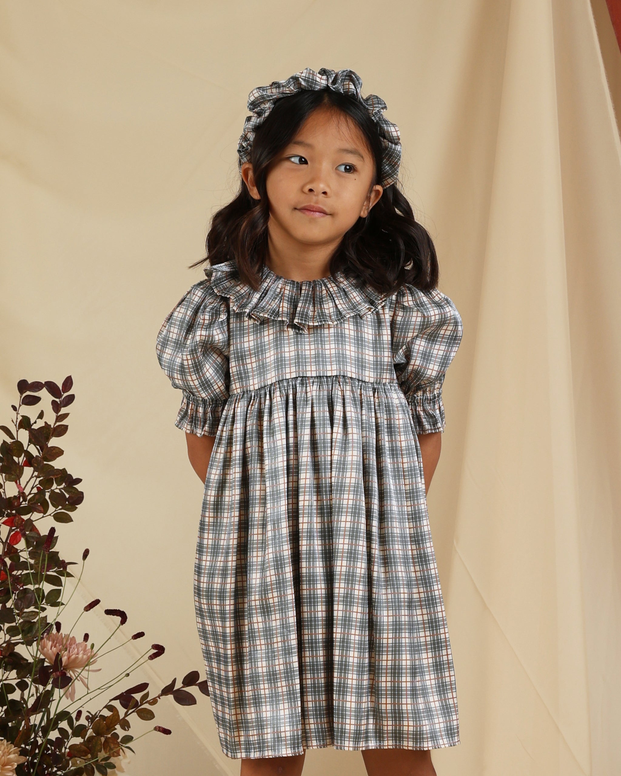 Amelia Dress || Holiday Plaid – Noralee