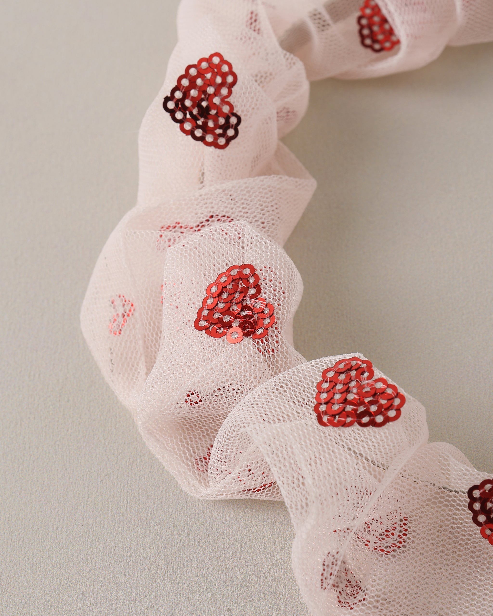 Rylee + Cru ライリーアンドクルー ベビー服 子供服 ギャザーヘッドバンド　レッドハーツ