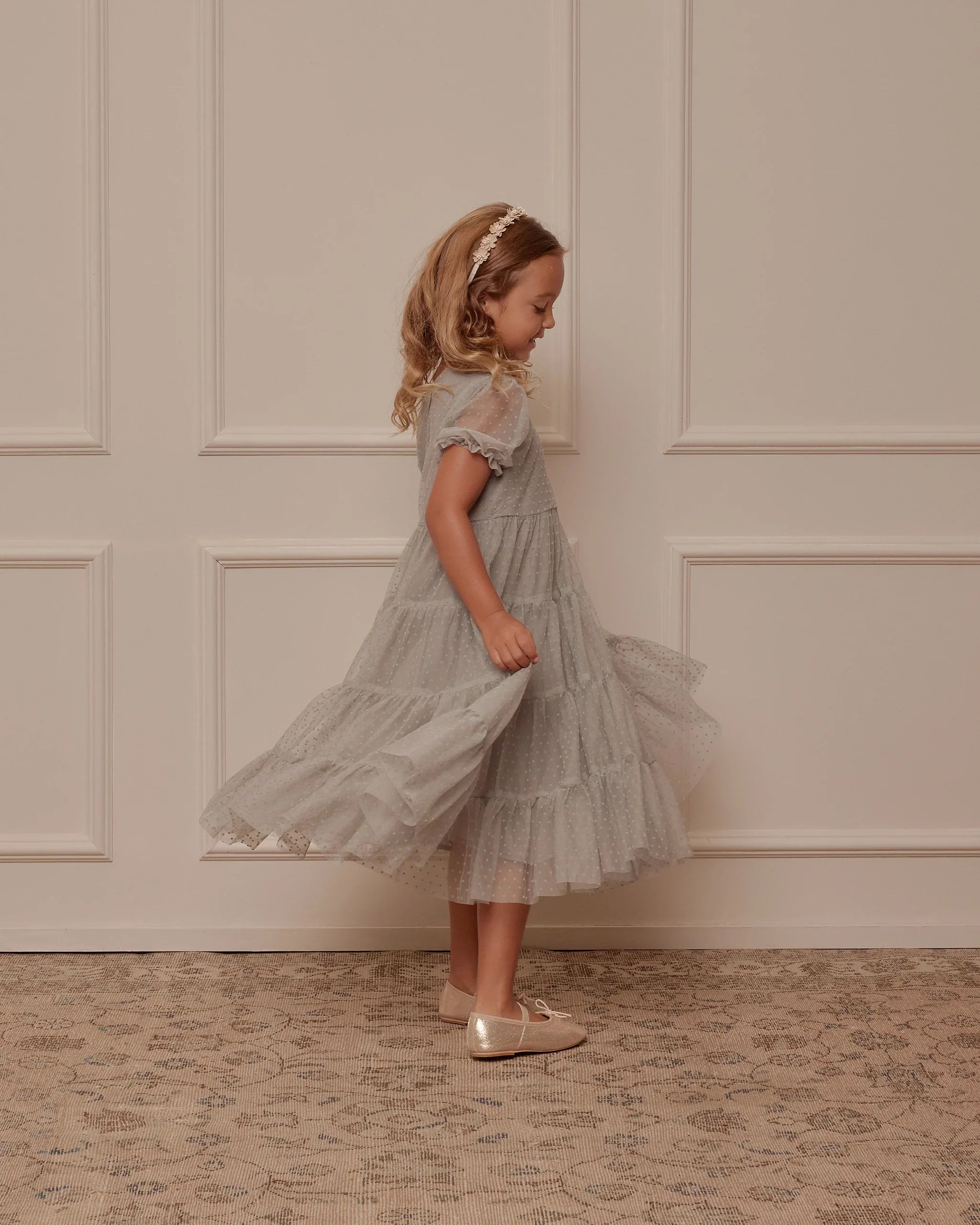 Dottie Dress | Dusty Blue – Noralee Dottie Dress | Dusty Blue – Noralee