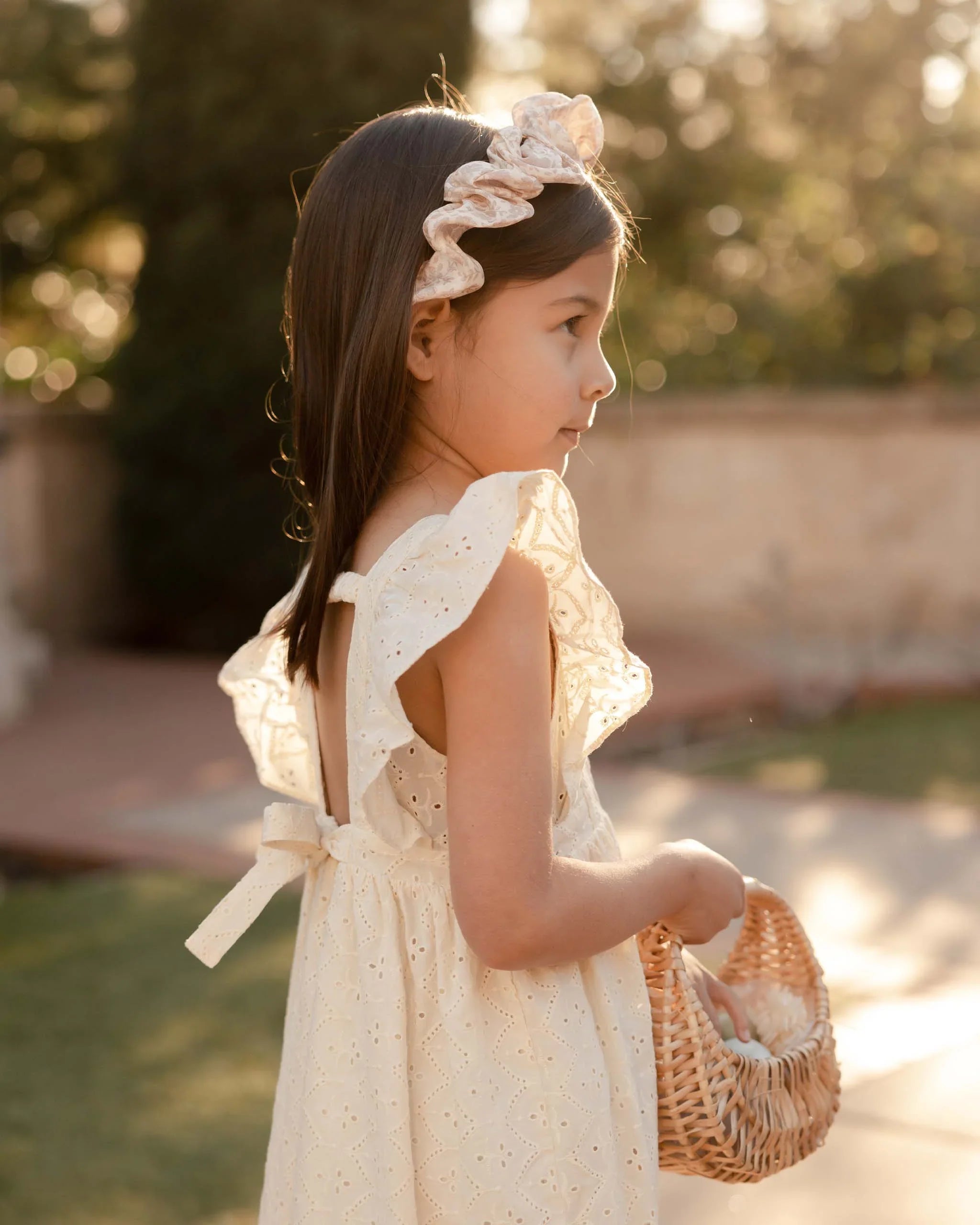 Lucy Dress | Ivory Eyelet