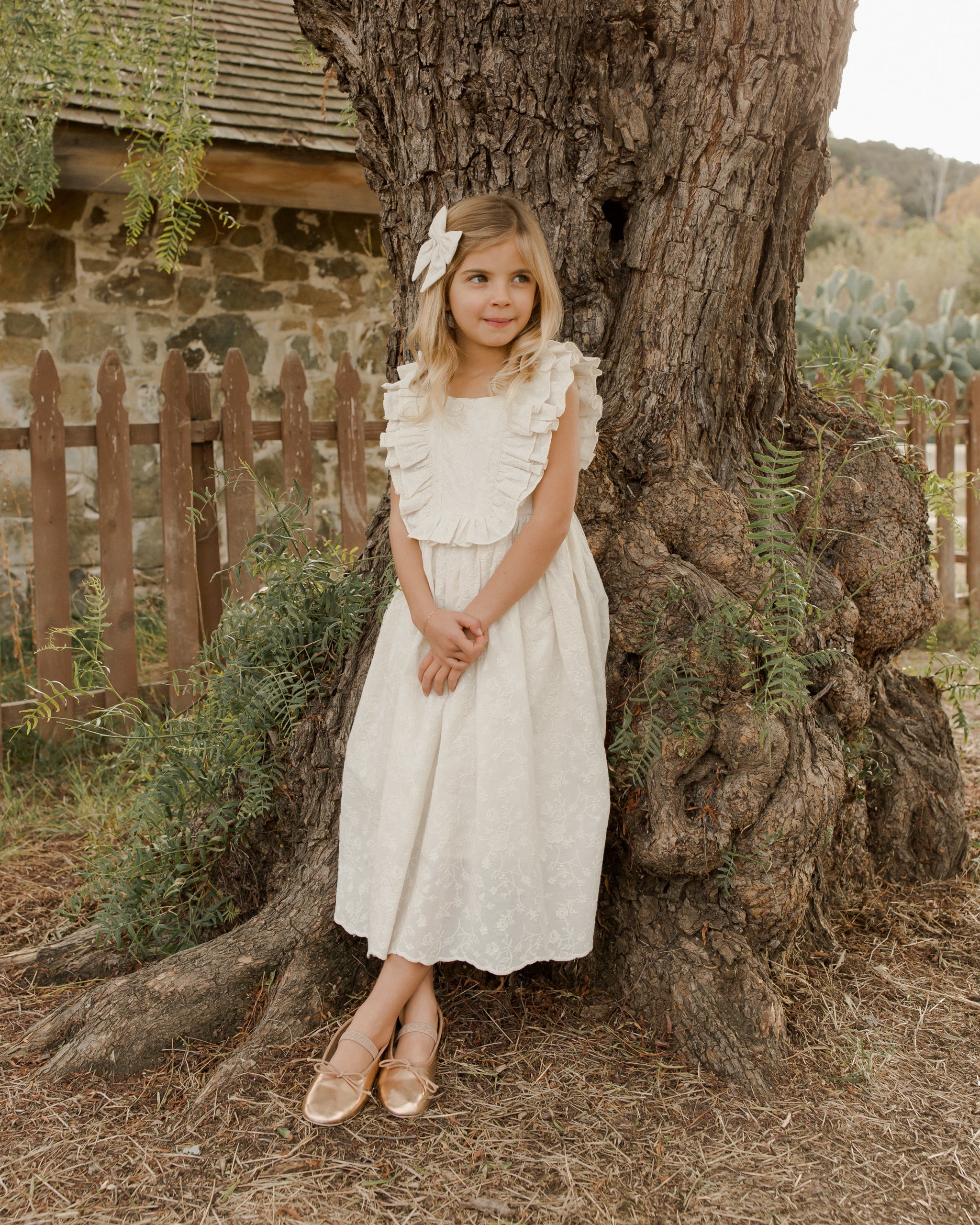 Rosemary Dress || Ivory