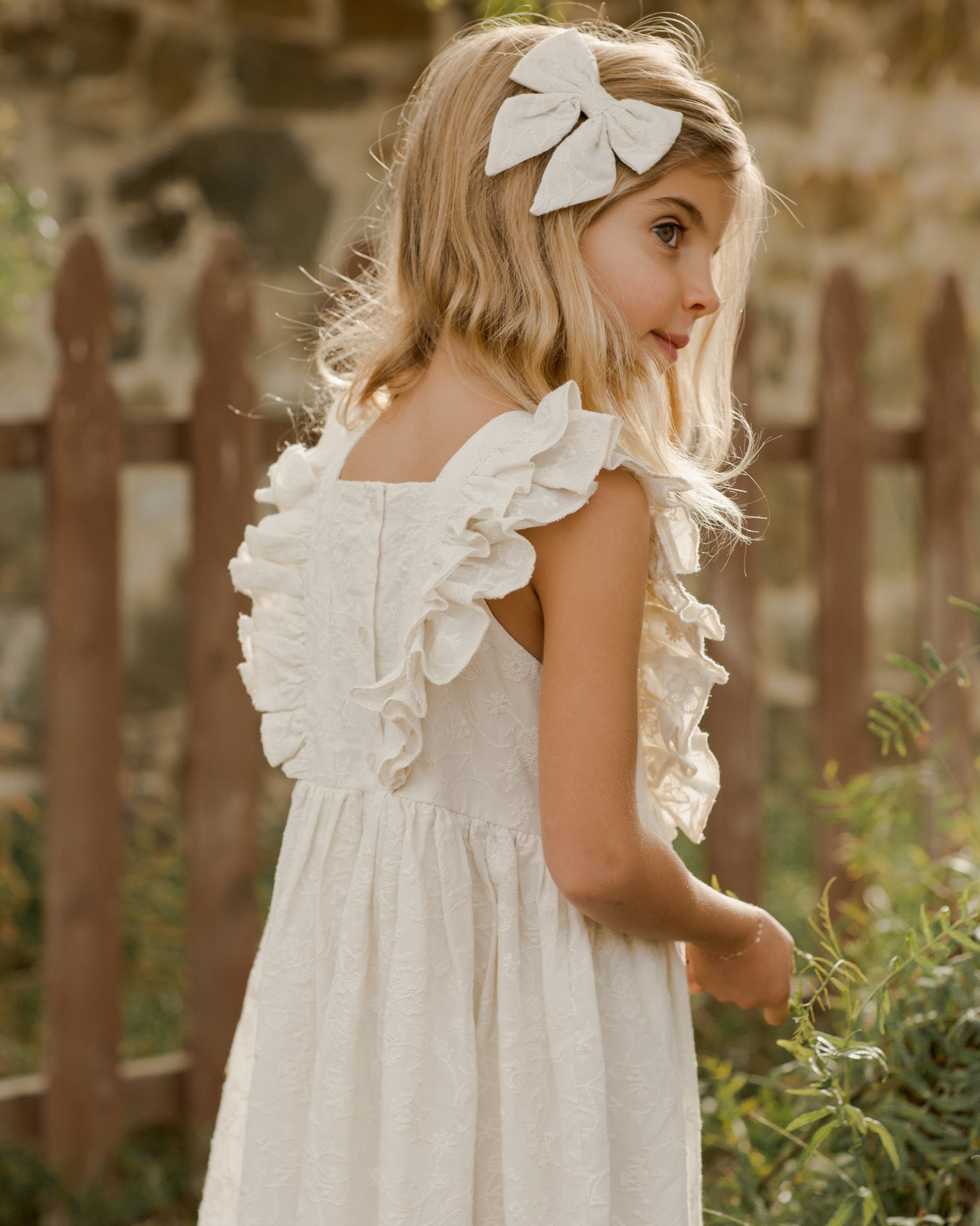 Rosemary Dress || Ivory