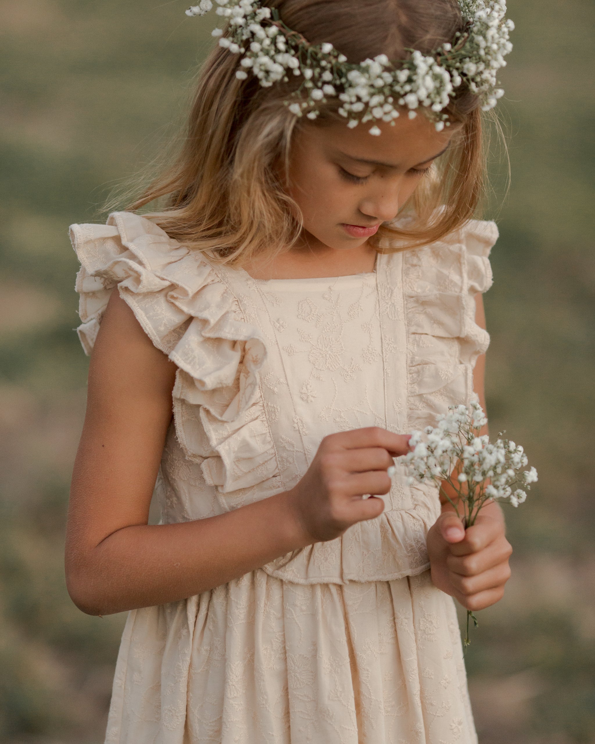 Rosemary Dress || Ivory