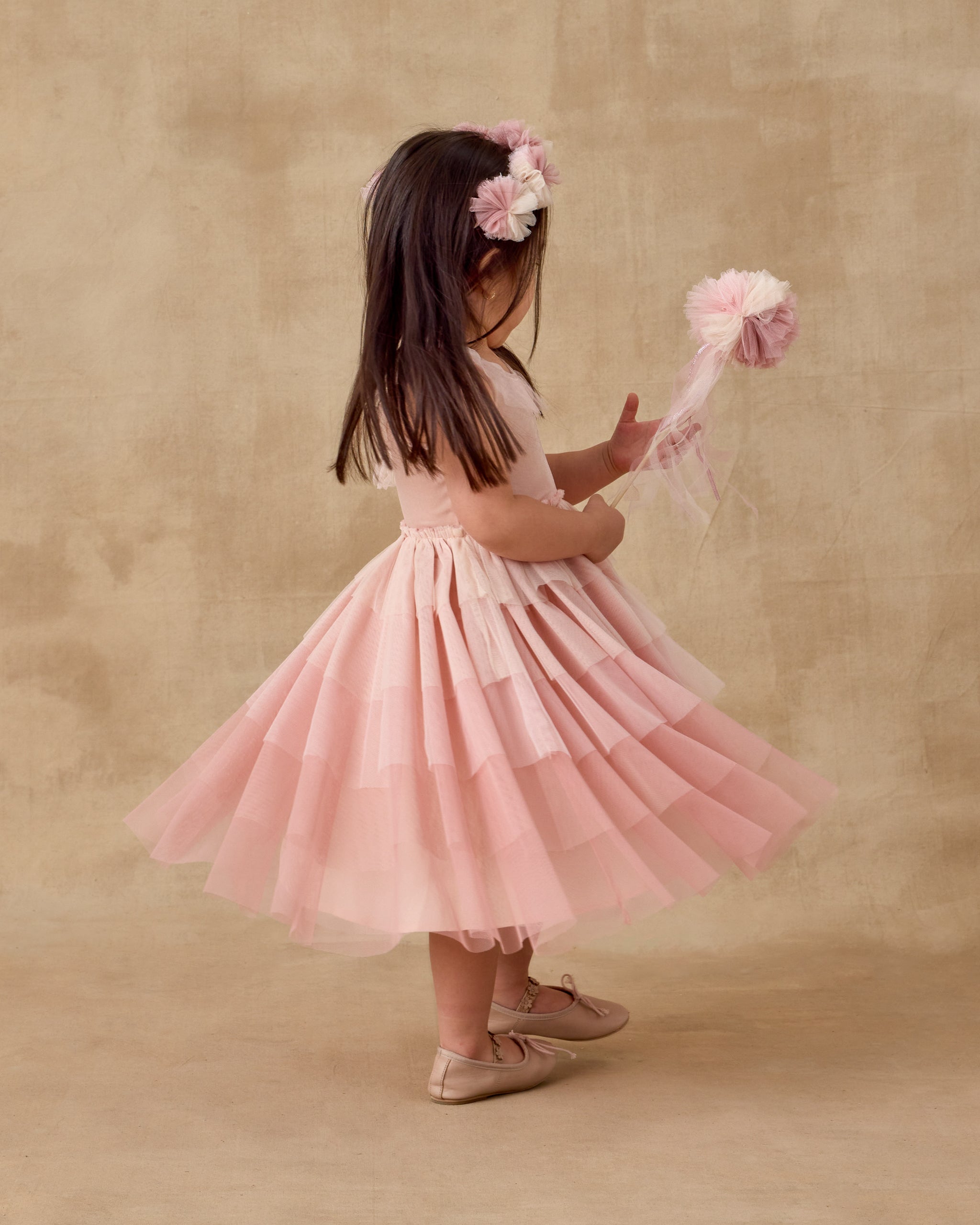 Rylee + Cru ライリーアンドクルー ベビー服 子供服  ピクシードレス　ピンクオンブレ