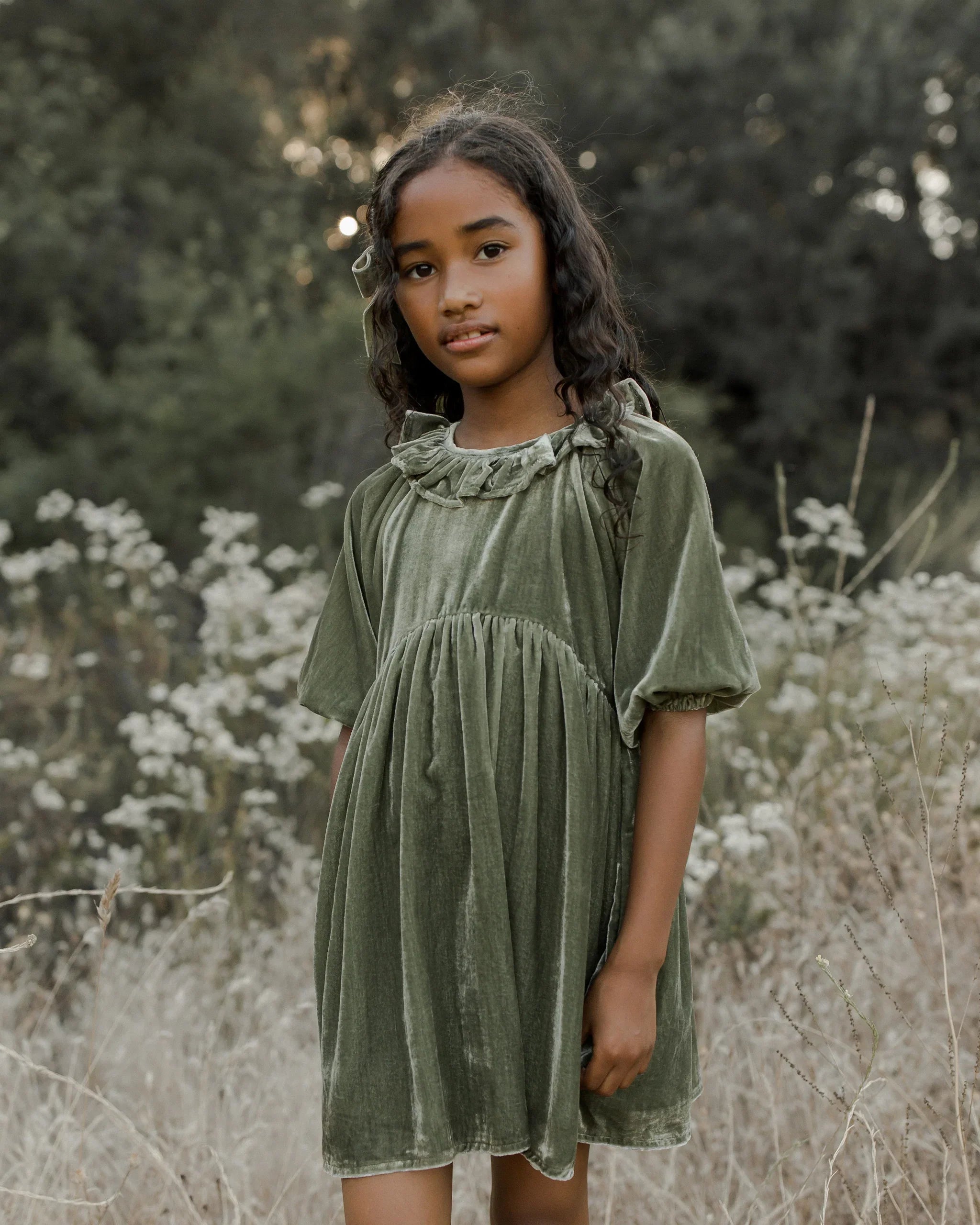 Adeline Dress || Pine