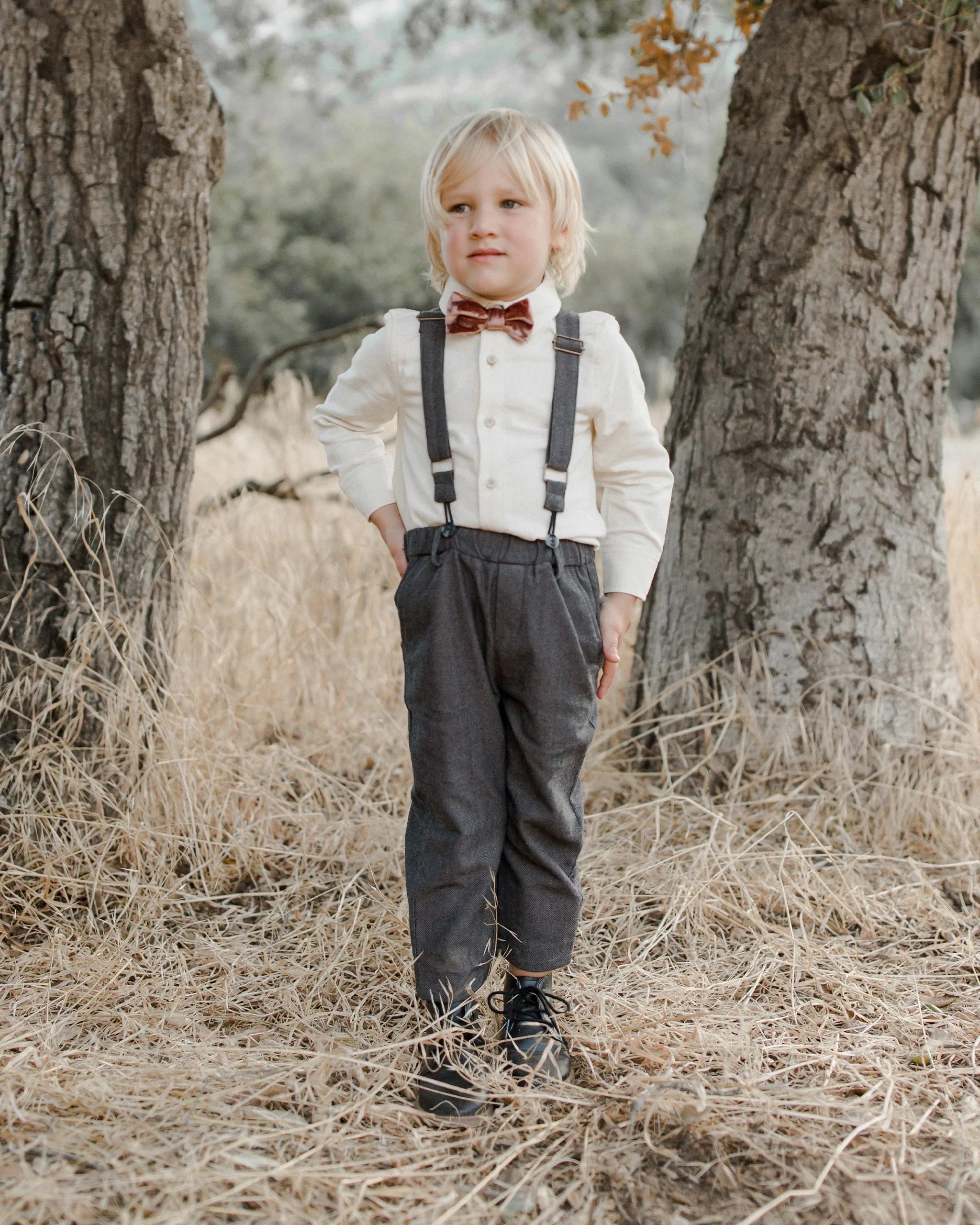 Suspender Pant || Black