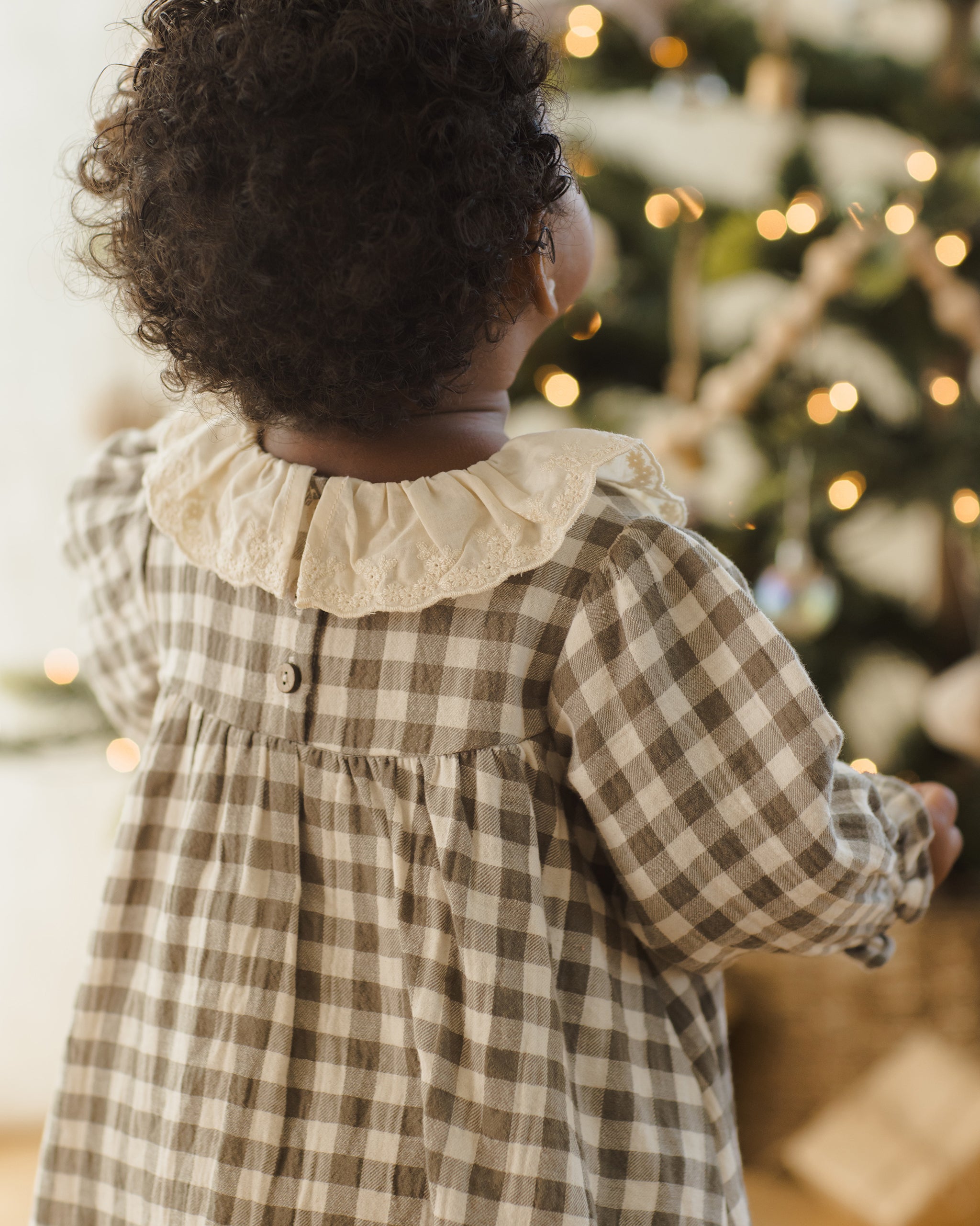 Rylee + Cru ライリーアンドクルー ベビー服 子供服  キャリードレス　フォレストチェック