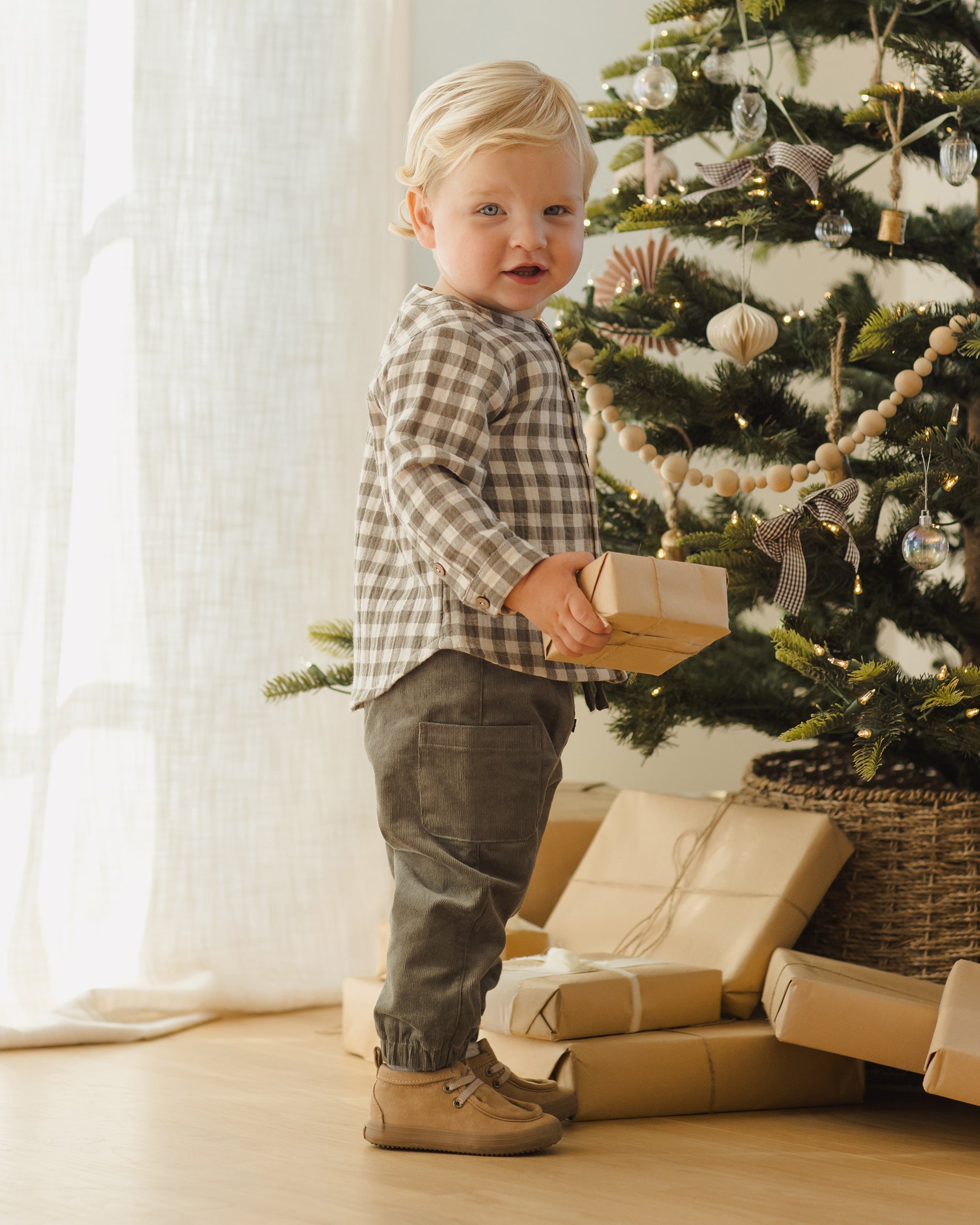 Rylee + Cru ライリーアンドクルー ベビー服 子供服  ルカ　パンツ　フォレスト