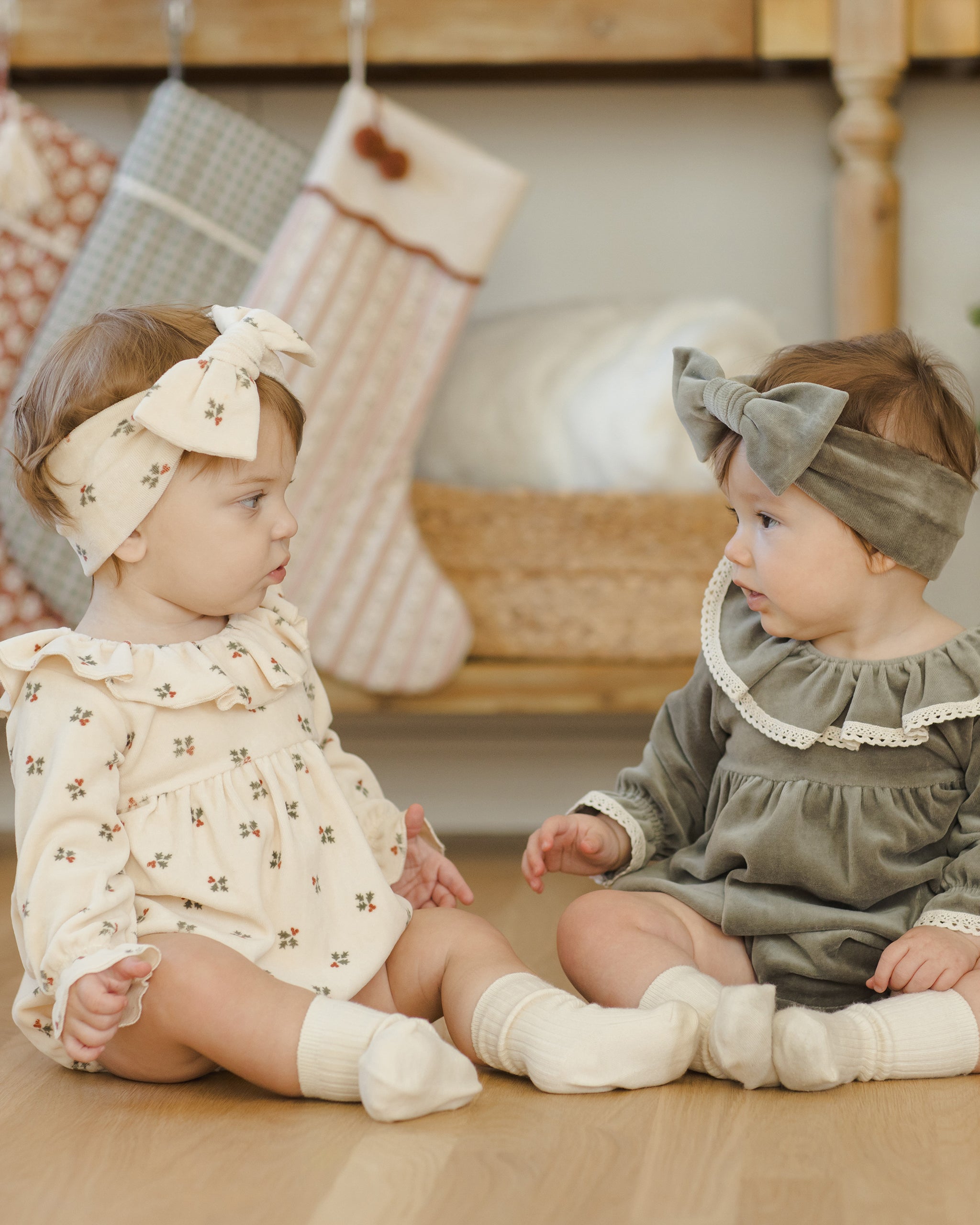 apolina baby enid romper ジャージー ロンパース Wendy Romper || Forest – Quincy Mae