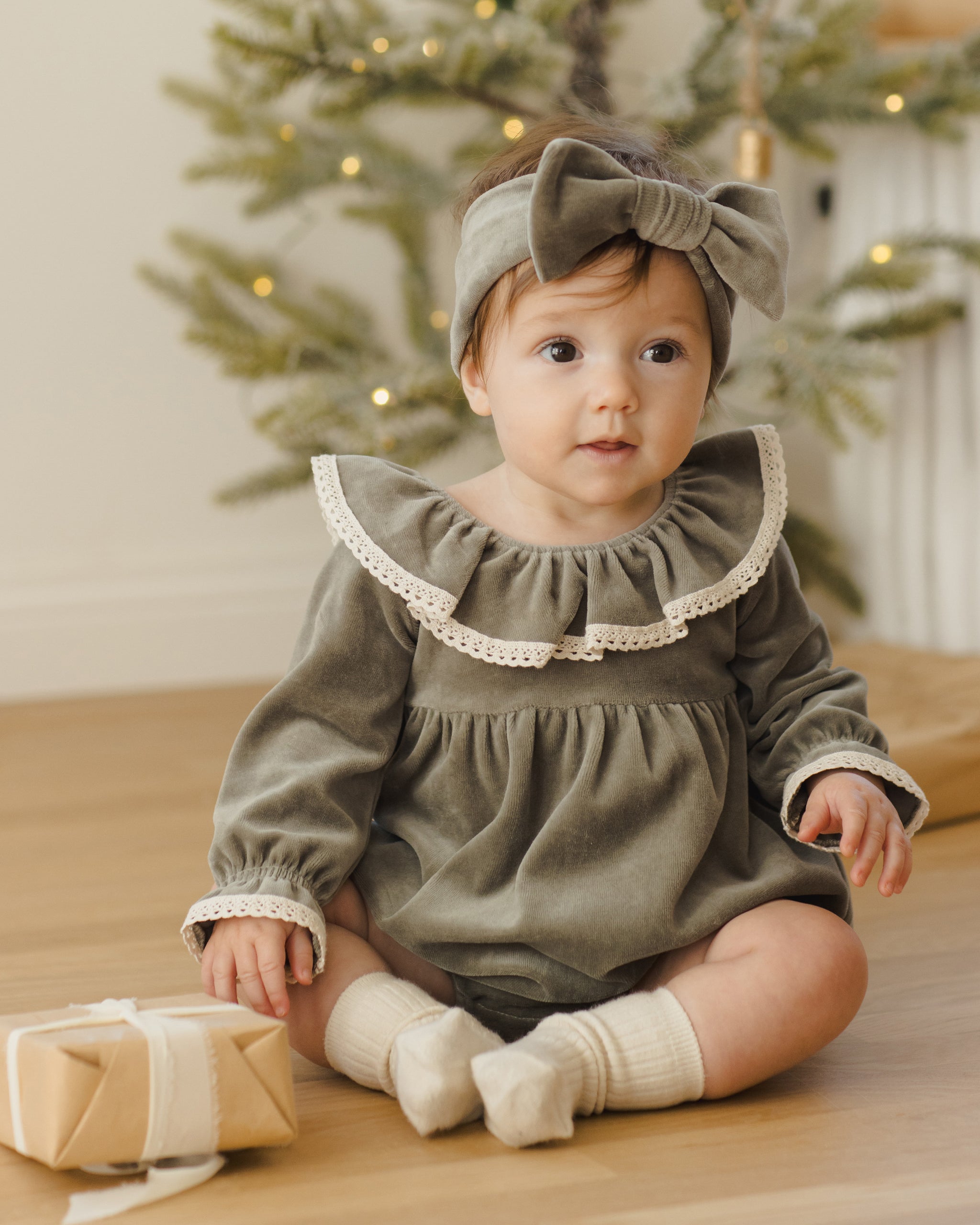 Wendy Romper || Forest – Quincy Mae