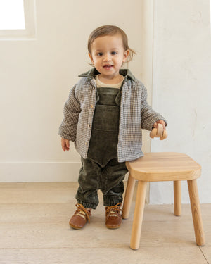 
                  
                    CORDUROY BABY OVERALLS || FOREST
                  
                