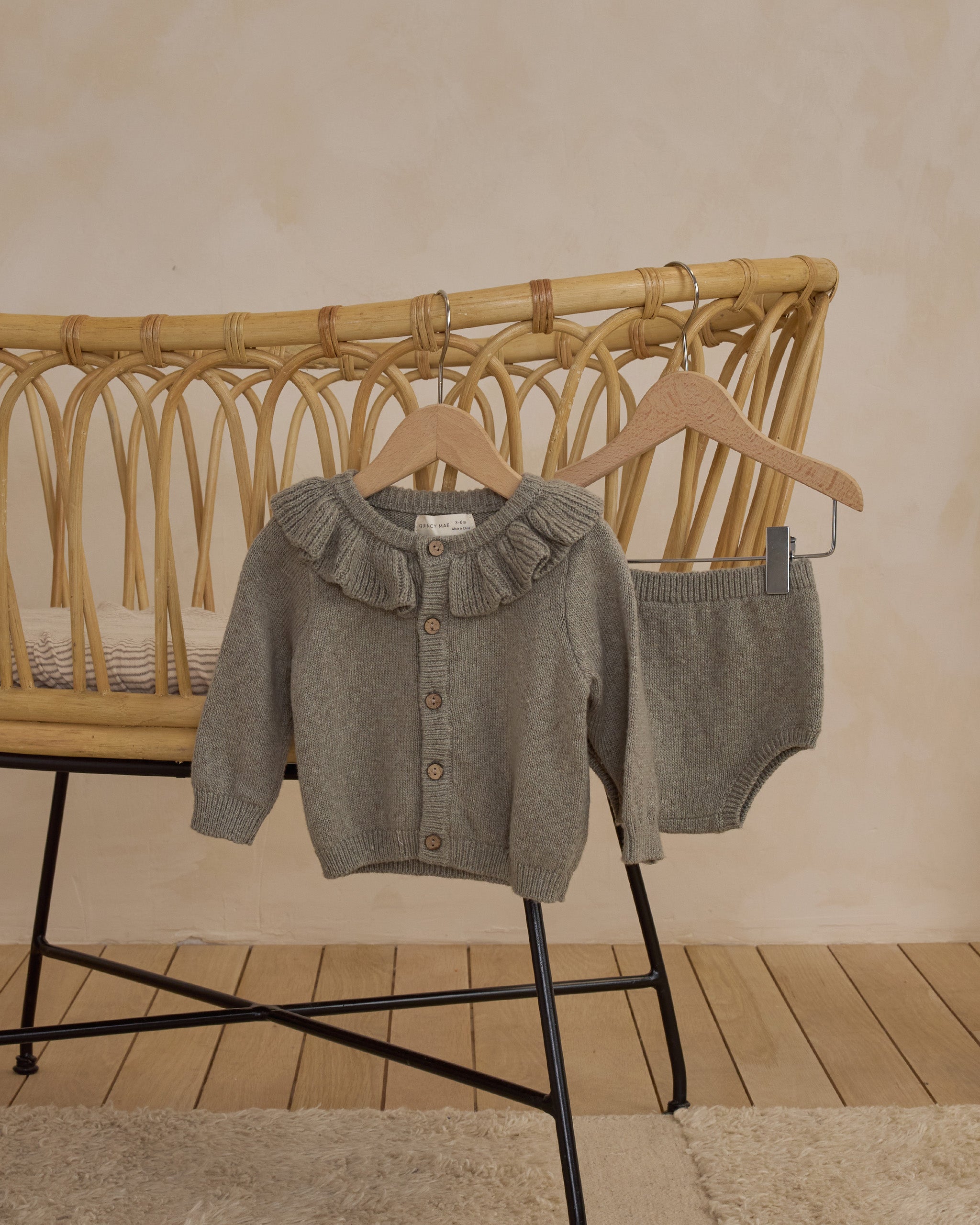 Ruffle Collar Cardigan || Heathered Basil – Quincy Mae Ruffle Collar Cardigan || Heathered Basil – Quincy Mae