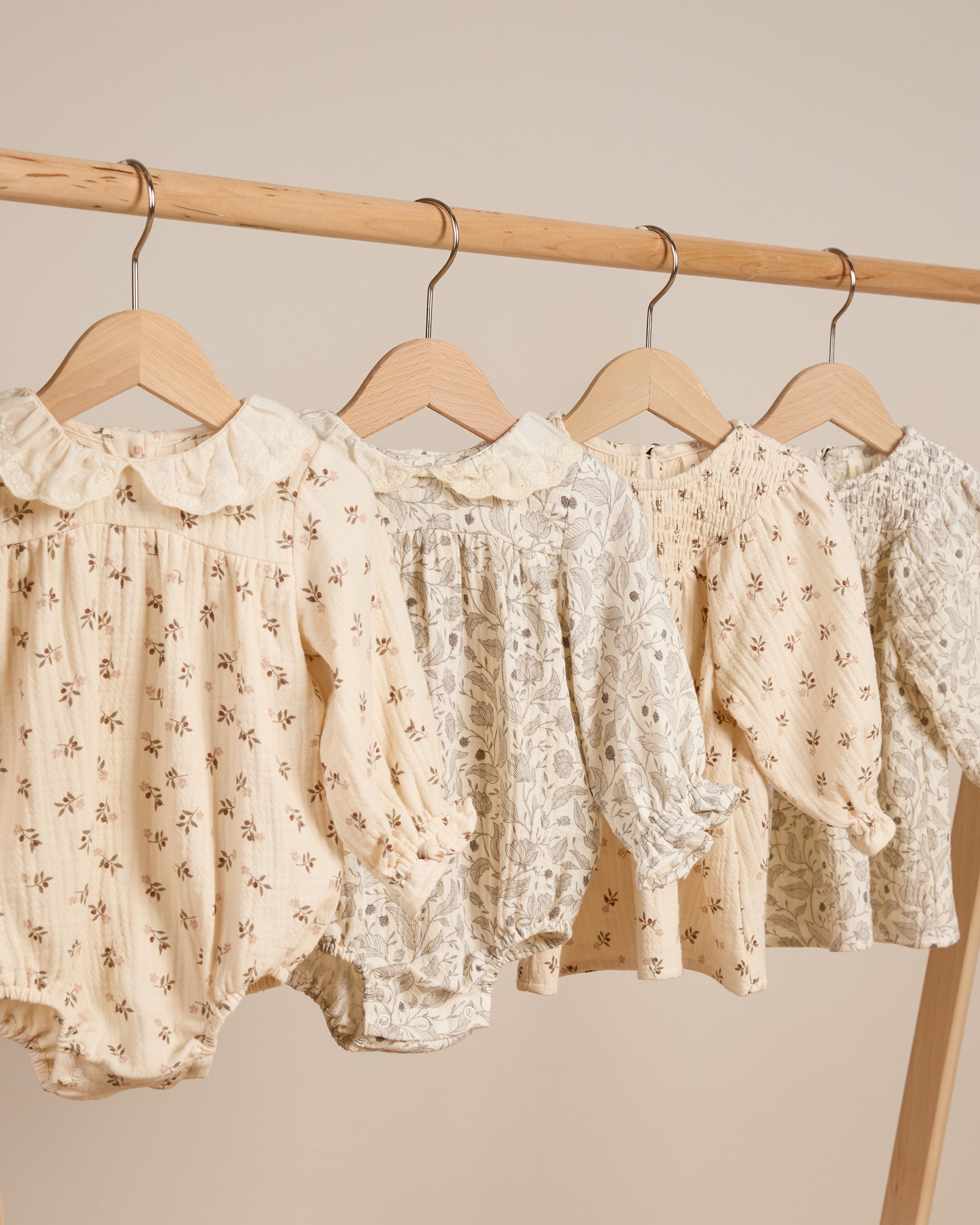 Collared Bubble Romper || Holly Berry – Quincy Mae