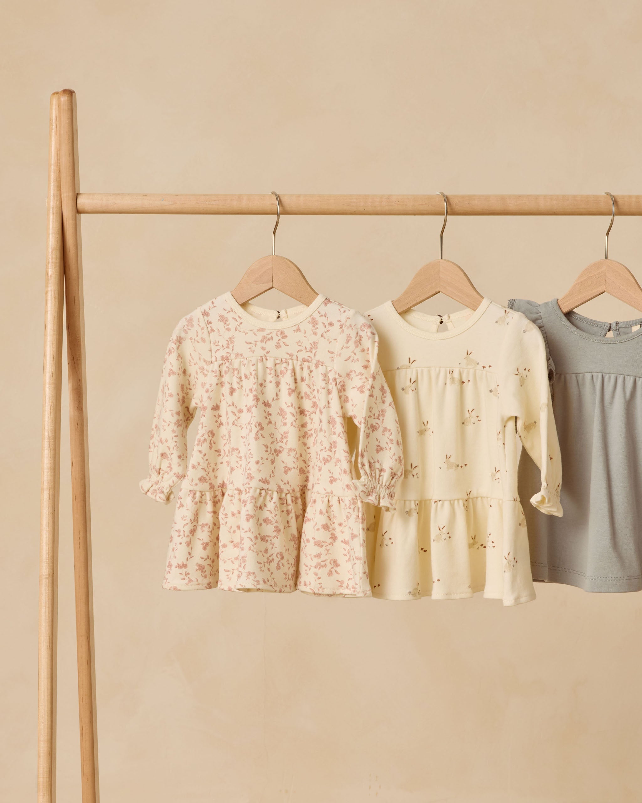 Rylee + Cru ライリーアンドクルー ベビー服 子供服  ティアードジャージードレス　バニー