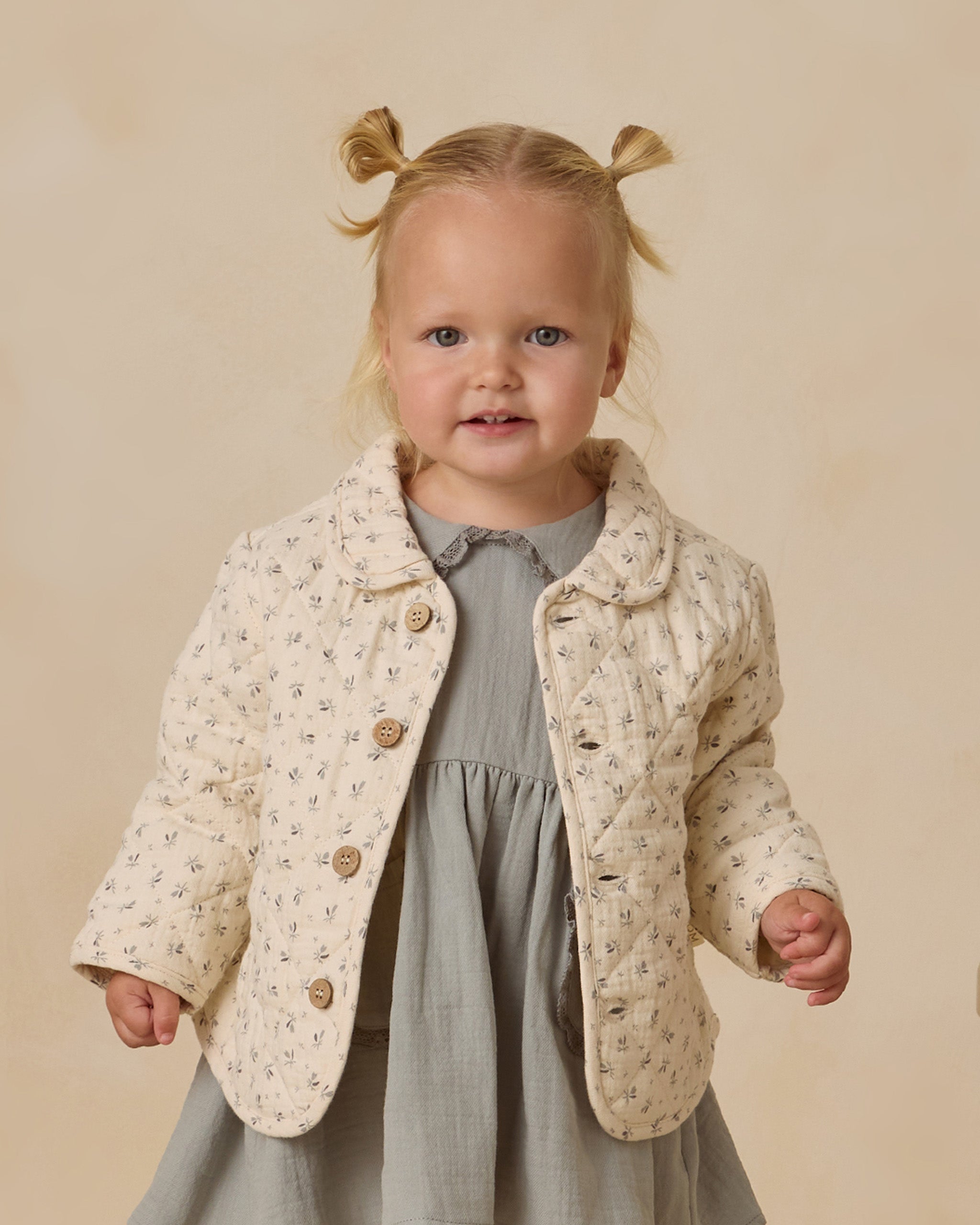 Quilted Jacket || Bluebell – Quincy Mae