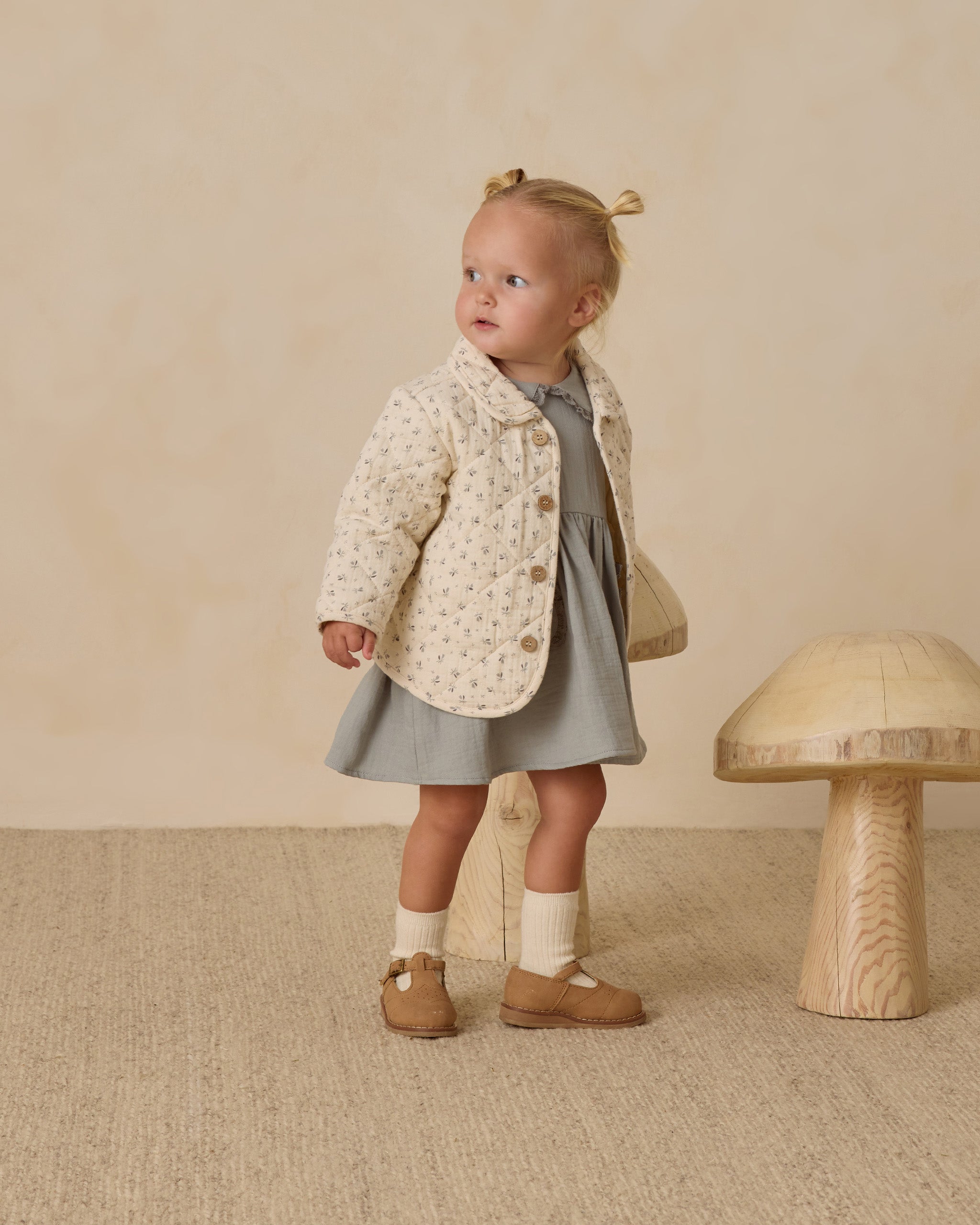 Rylee + Cru ライリーアンドクルー ベビー服 子供服  キルティングジャケット　ブルーベル