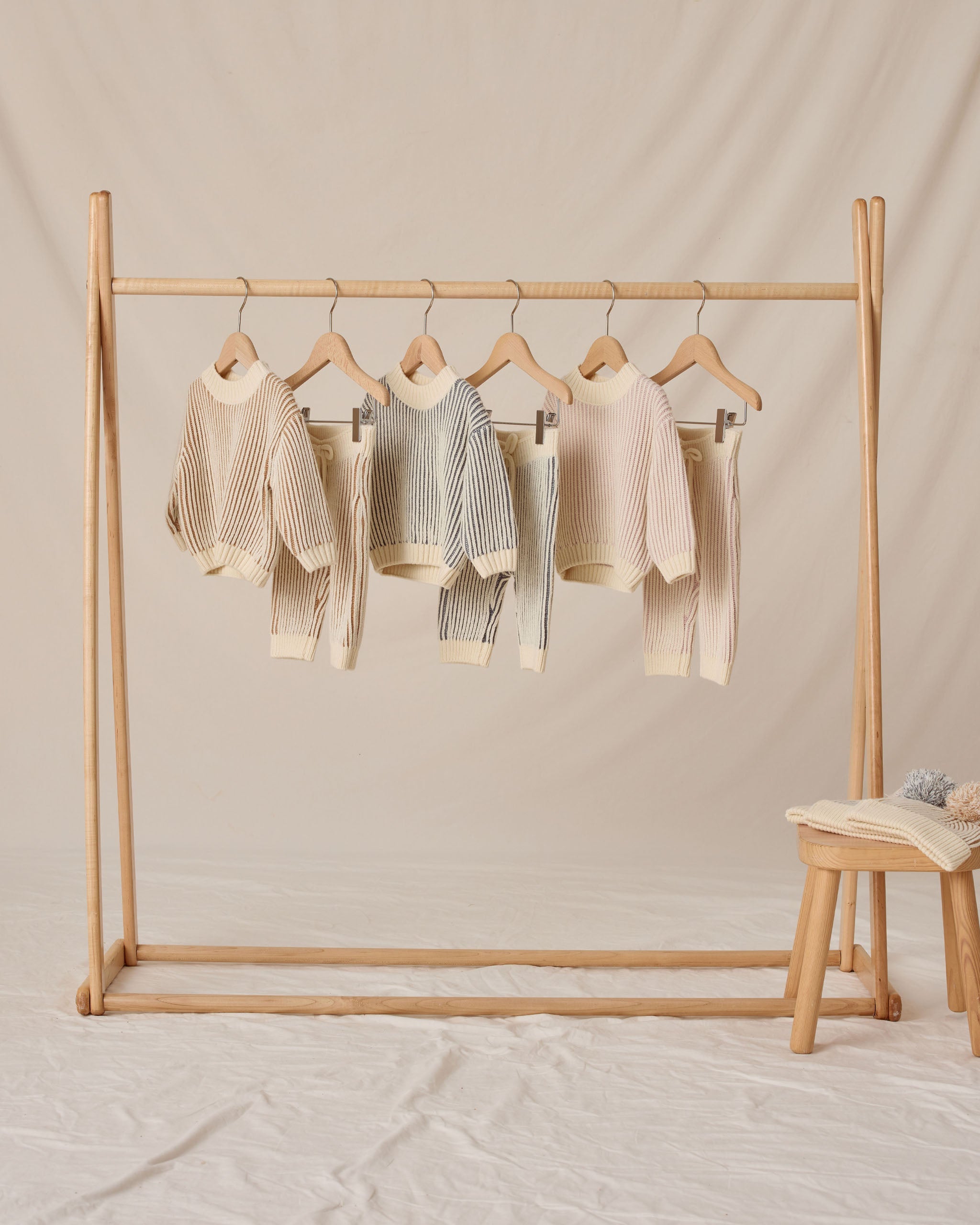 Rylee + Cru ライリーアンドクルー ベビー服 子供服  チャンキーニットパンツ　ライラック