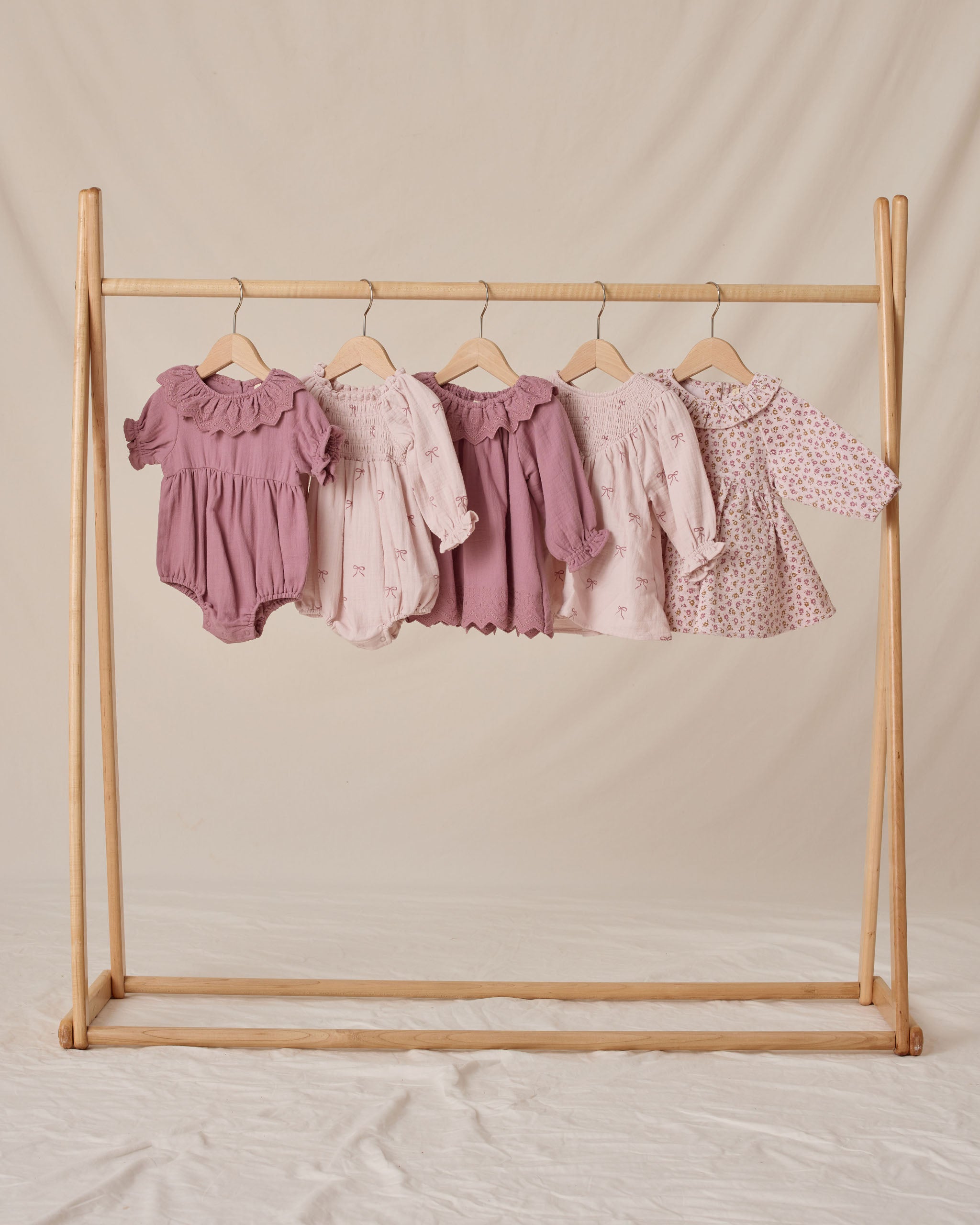 Rylee + Cru ライリーアンドクルー ベビー服 子供服  Vスモックドレス　ボウ