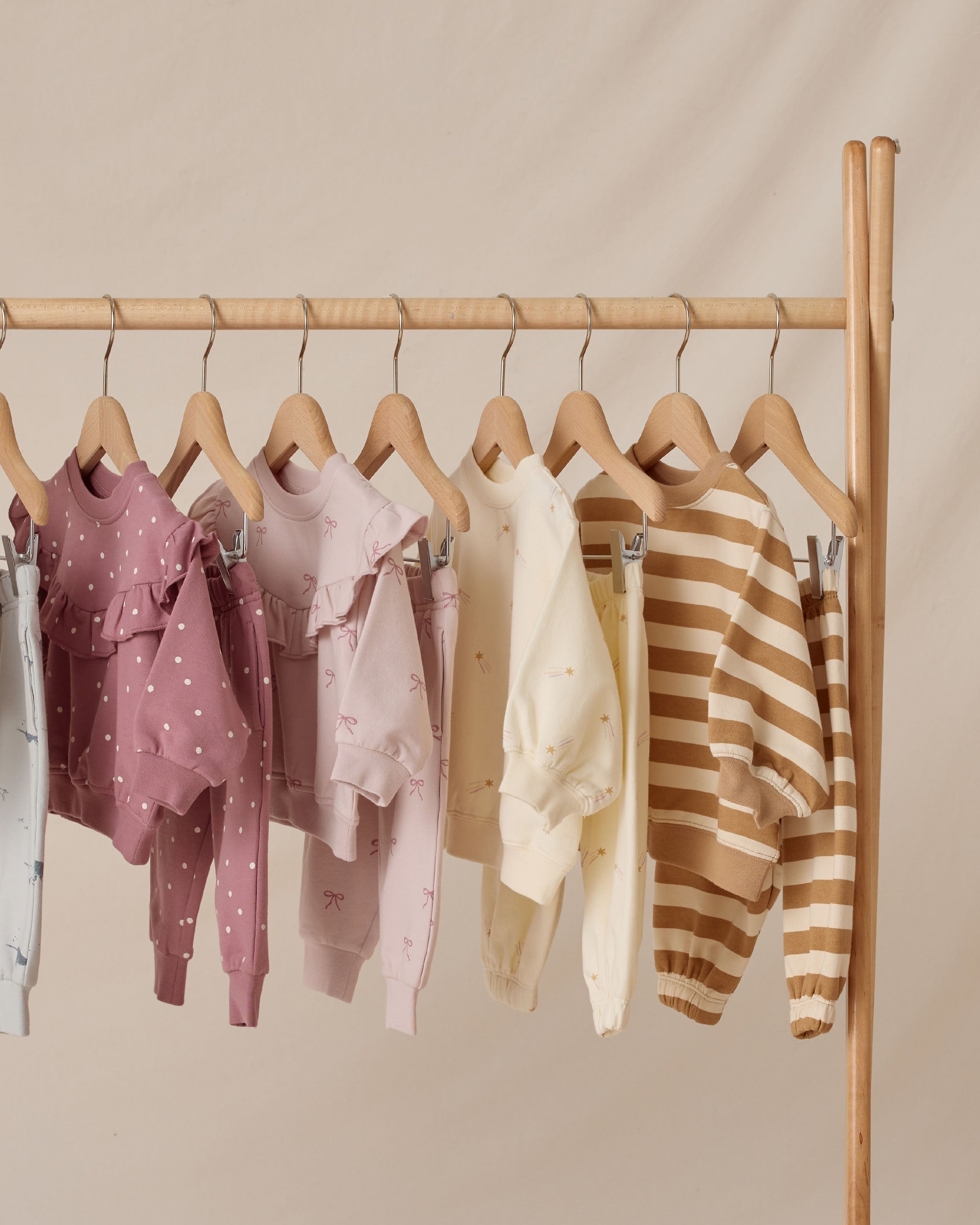 Rylee + Cru ライリーアンドクルー ベビー服 子供服  オーバーサイズ クルー スウェットシャツ　シューティングスター