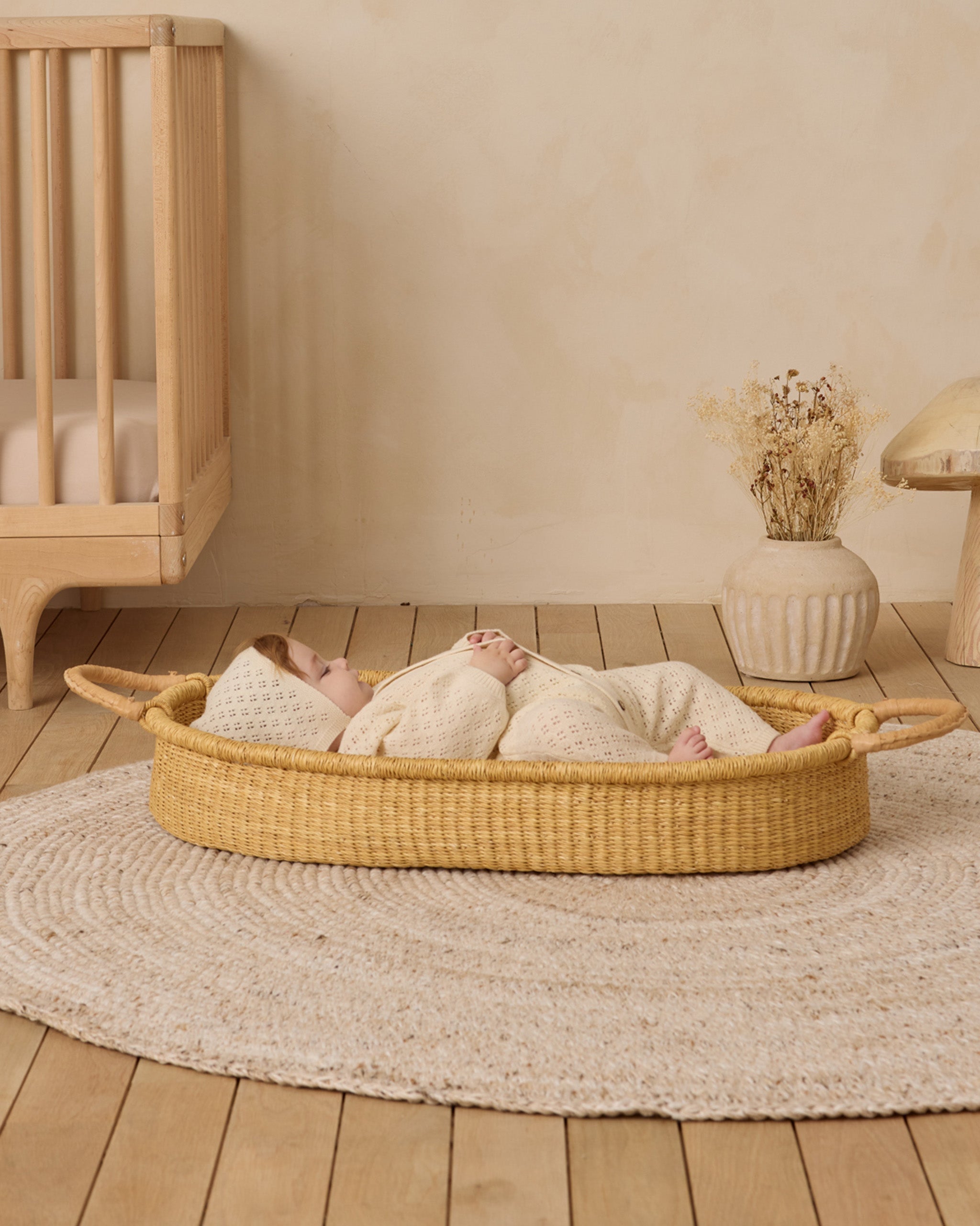 Rylee + Cru ライリーアンドクルー ベビー服 子供服  ロングスリーブバブルロンパース　ナチュラル