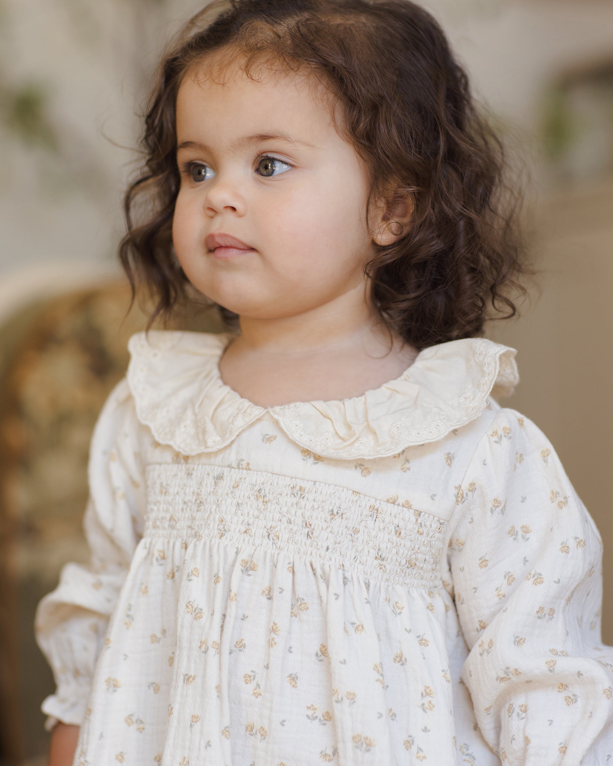 Rylee + Cru ライリーアンドクルー ベビー服 子供服  キャリードレス　ゴールデンフローラル
