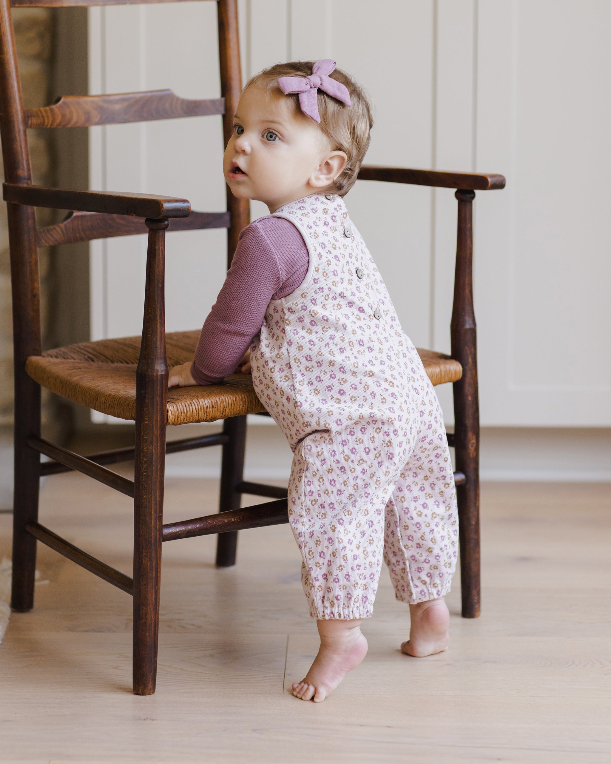 Rylee + Cru ライリーアンドクルー ベビー服 子供服  ボウダブルクリップ3P　マルベリー　オーシャン　ライラック