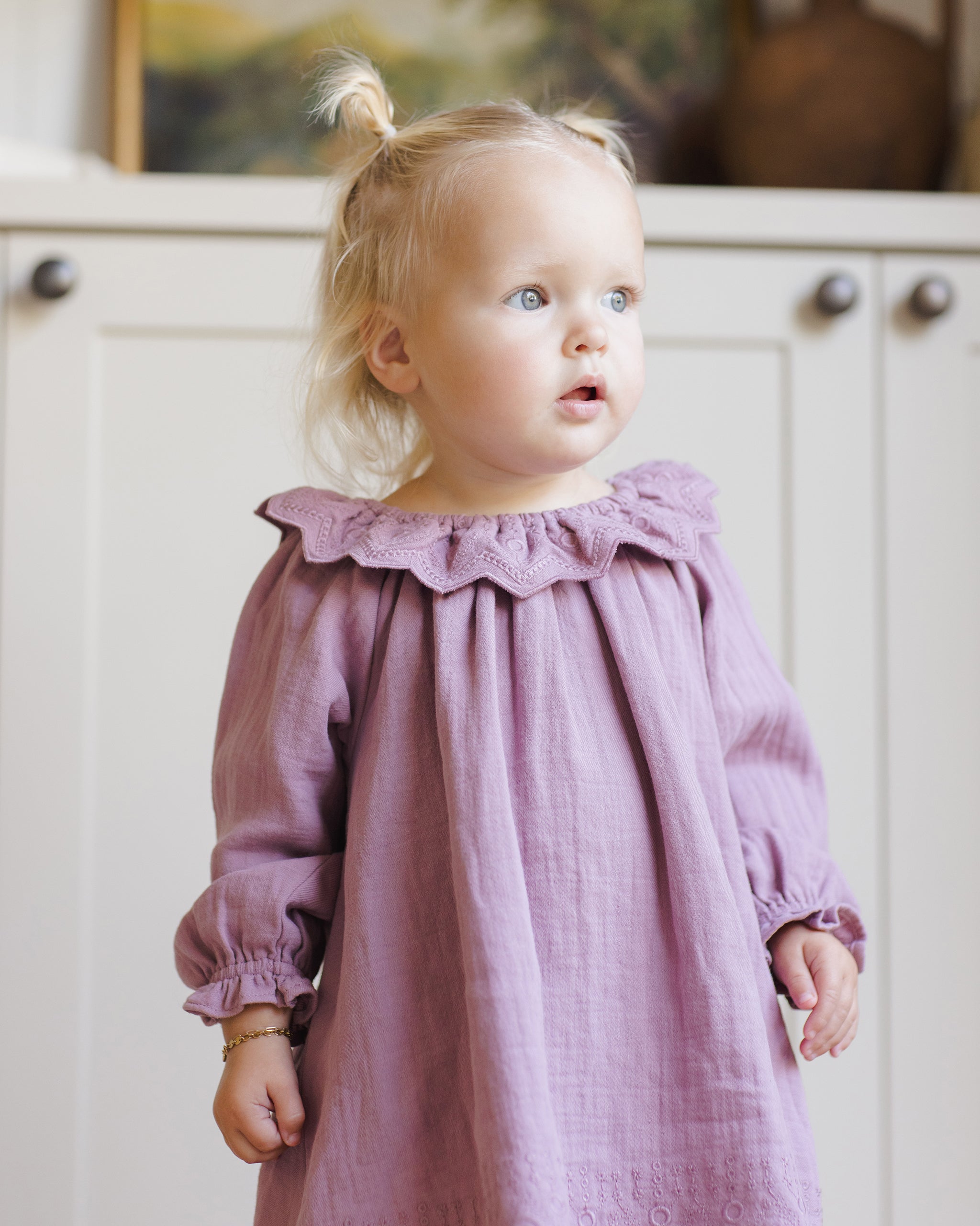Long Sleeve Isla Dress || Mulberry – Quincy Mae