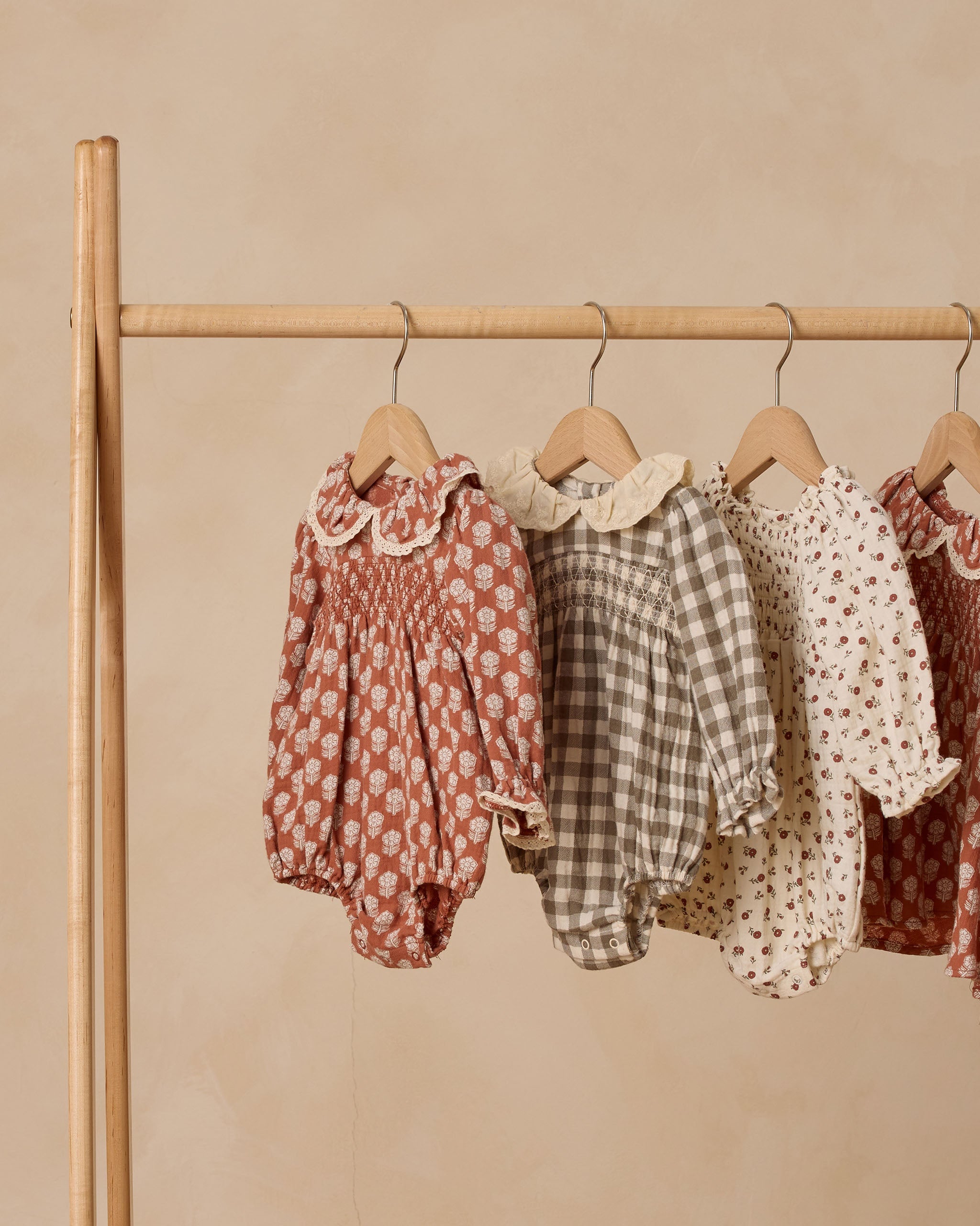 Rylee + Cru ライリーアンドクルー ベビー服 子供服  キャリーロンパース　フォレストチェック