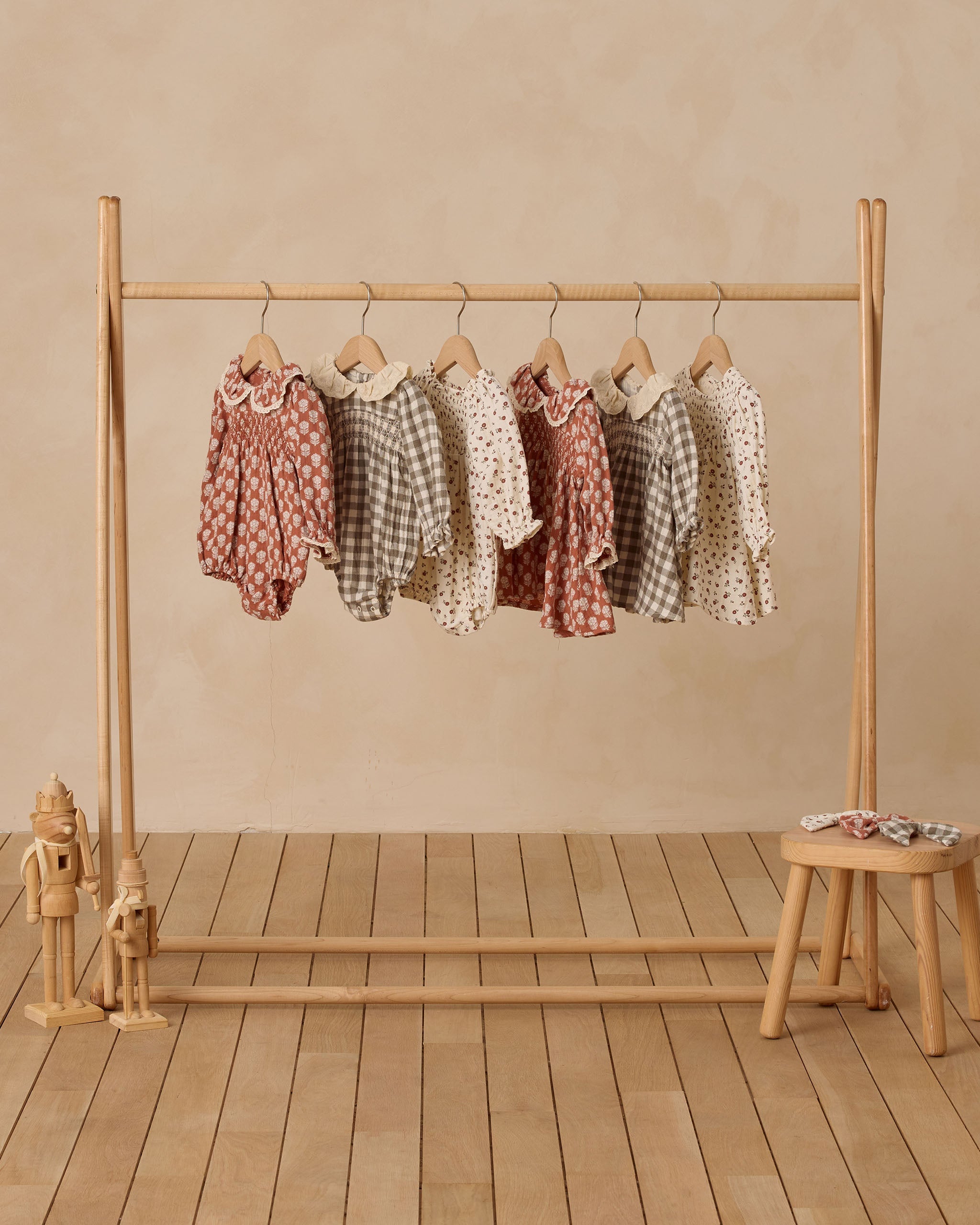 Rylee + Cru ライリーアンドクルー ベビー服 子供服  キャリーロンパース　フォレストチェック