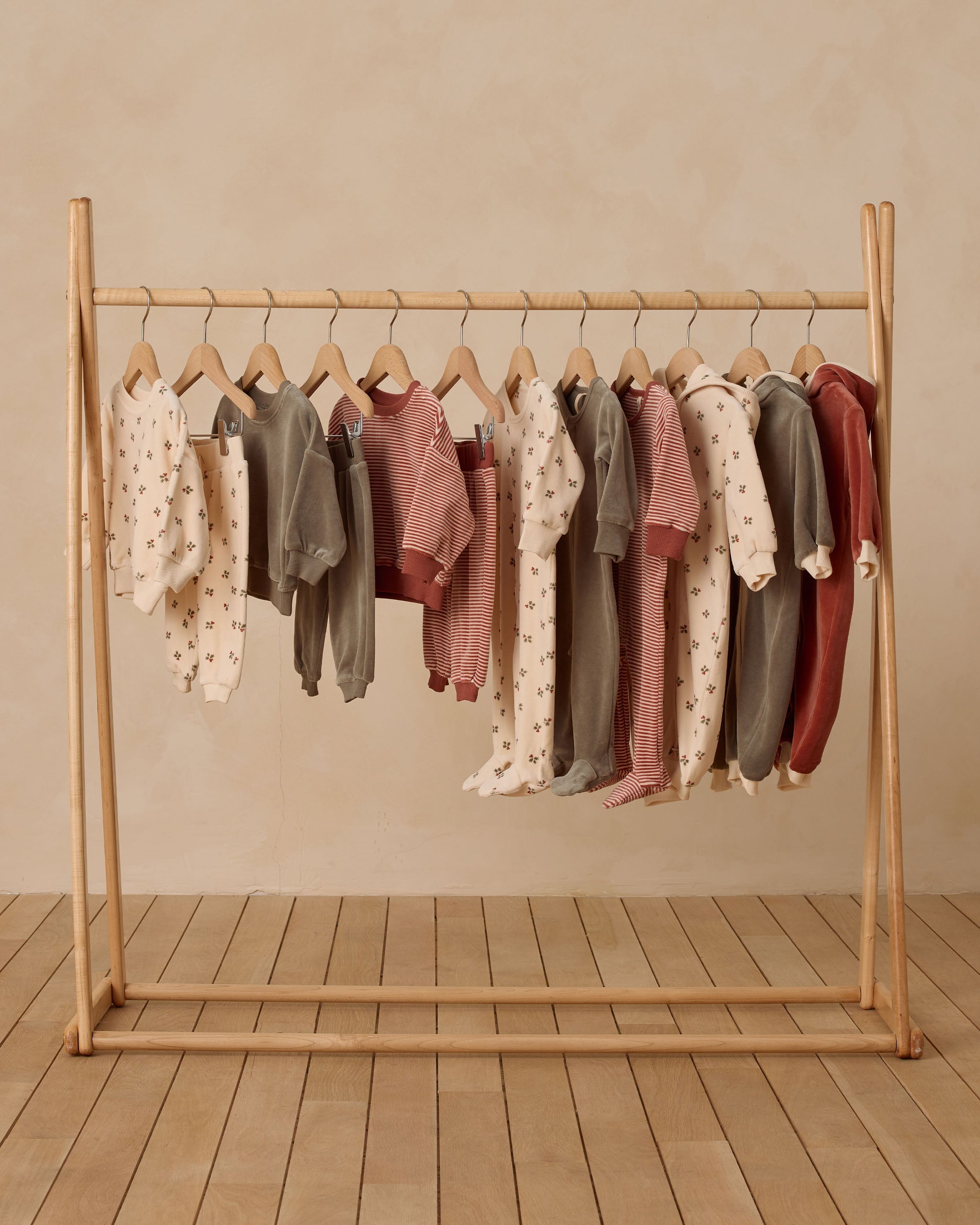 Rylee + Cru ライリーアンドクルー ベビー服 子供服  ベロア リラックス スウェットパンツ　フォレスト