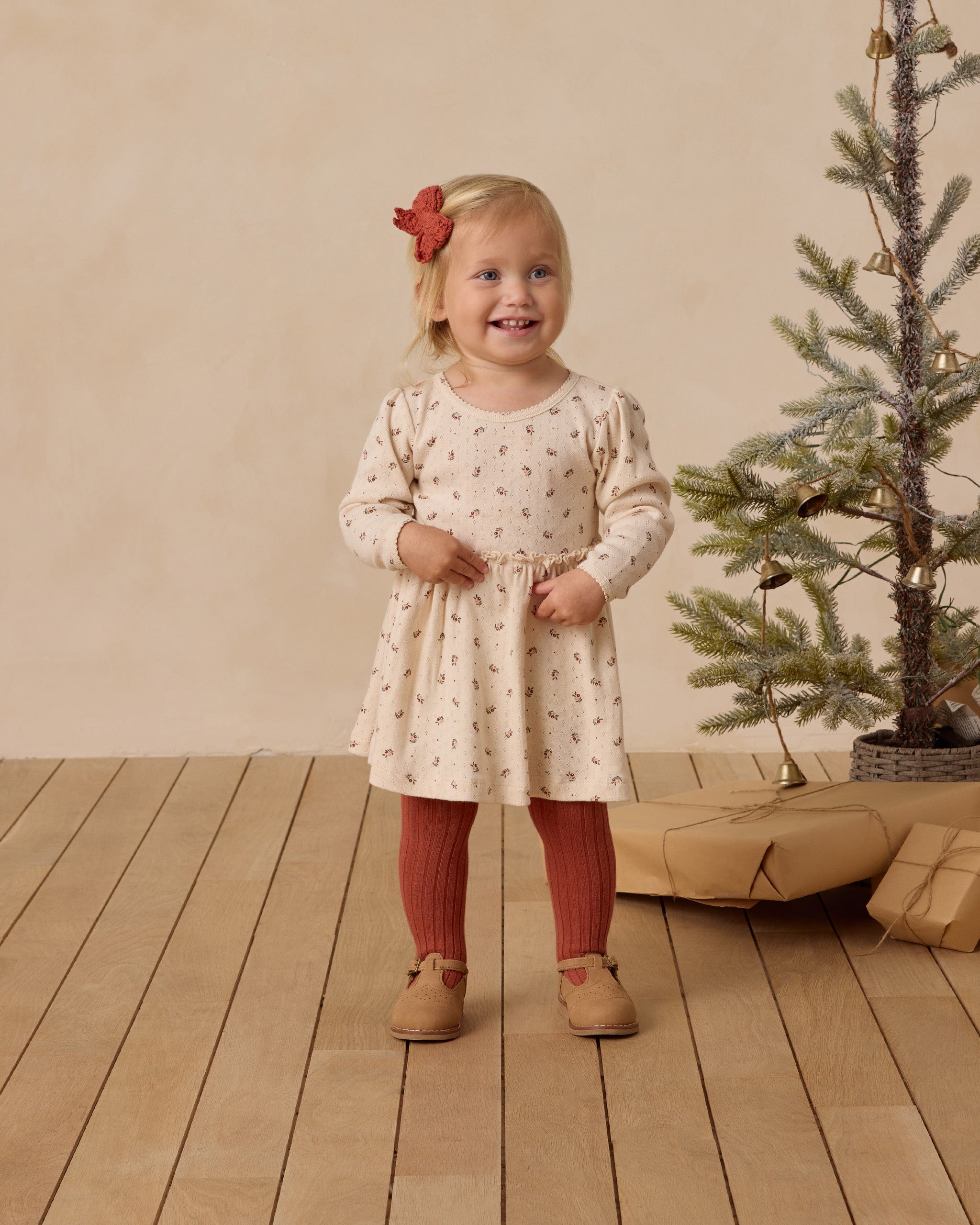 Rylee + Cru ライリーアンドクルー ベビー服 子供服  タイツ　クランベリー