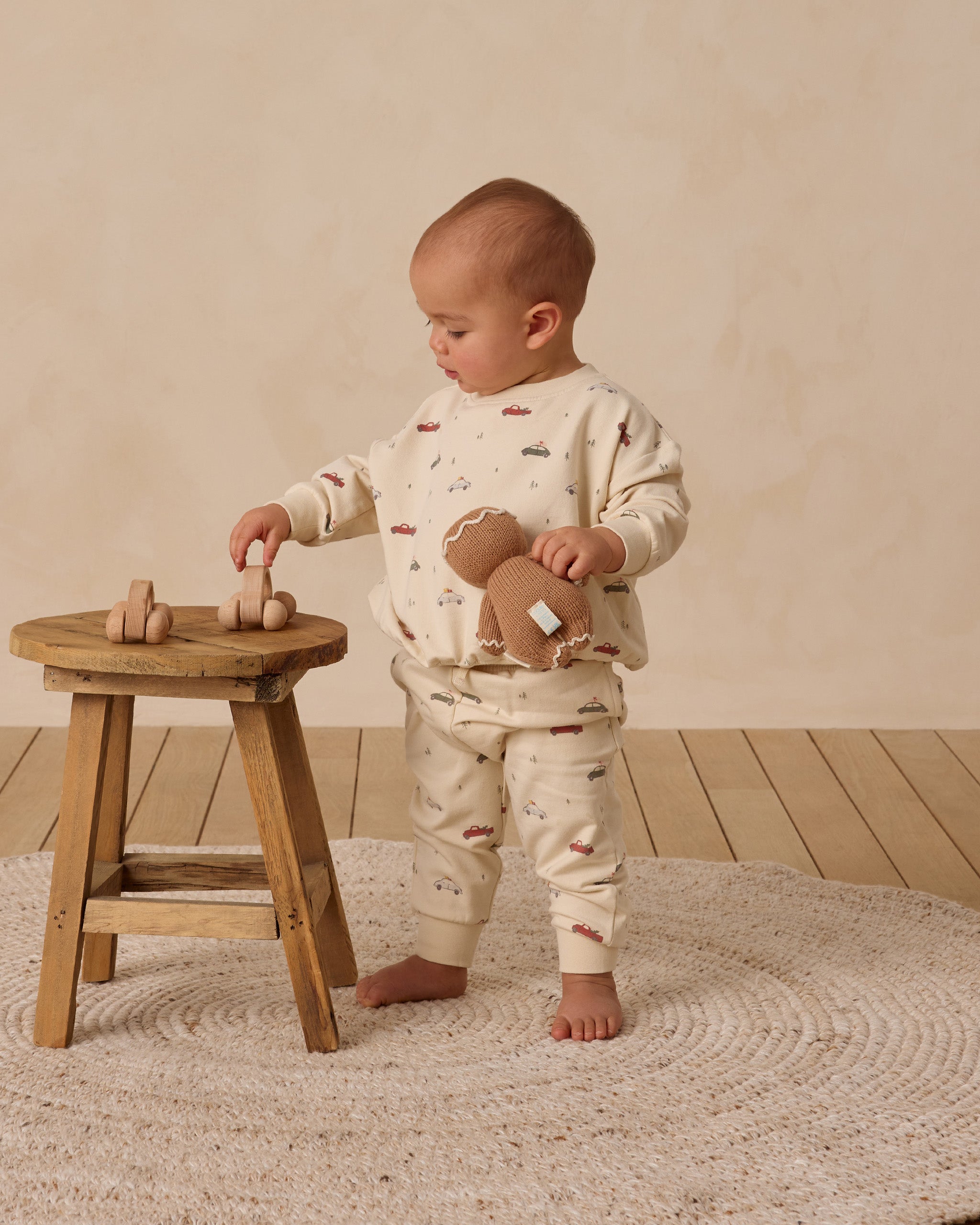 Rylee + Cru ライリーアンドクルー ベビー服 子供服  リラックスフリース スウェットパンツ　カー