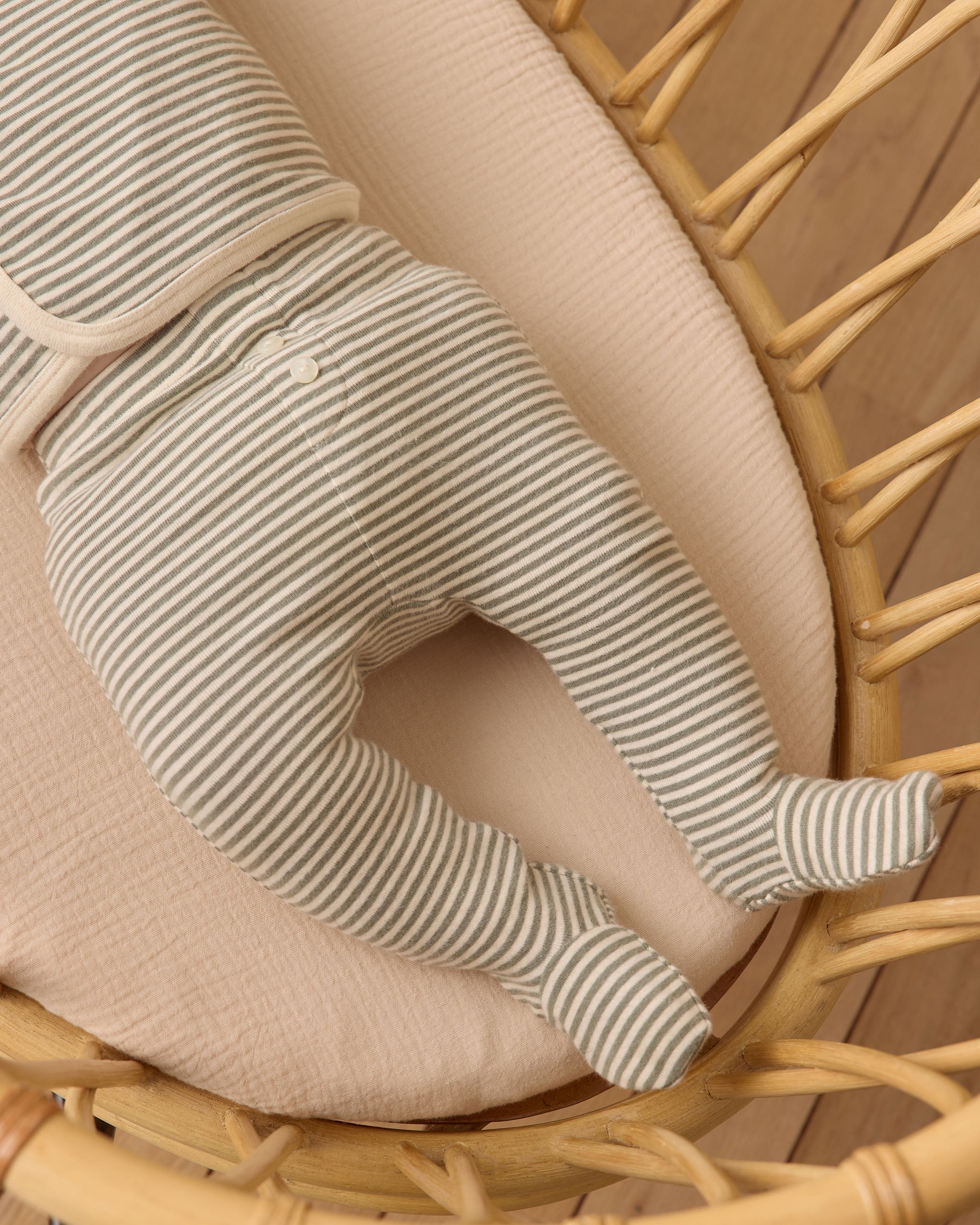 Rylee + Cru ライリーアンドクルー ベビー服 子供服  テイクホームセット　フォレストストライプ