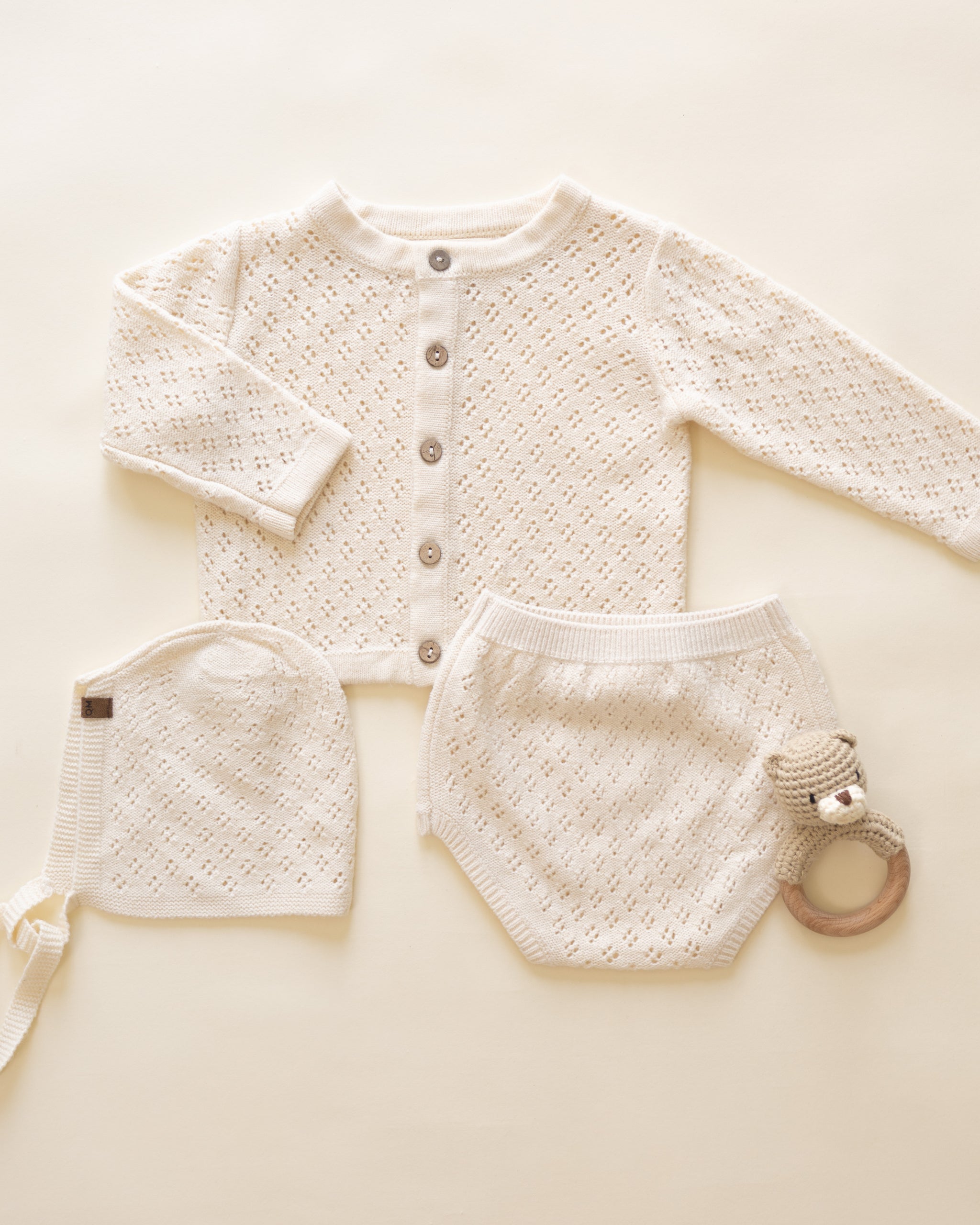 Rylee + Cru ライリーアンドクルー ベビー服 子供服  ニットブルマー　ナチュラル