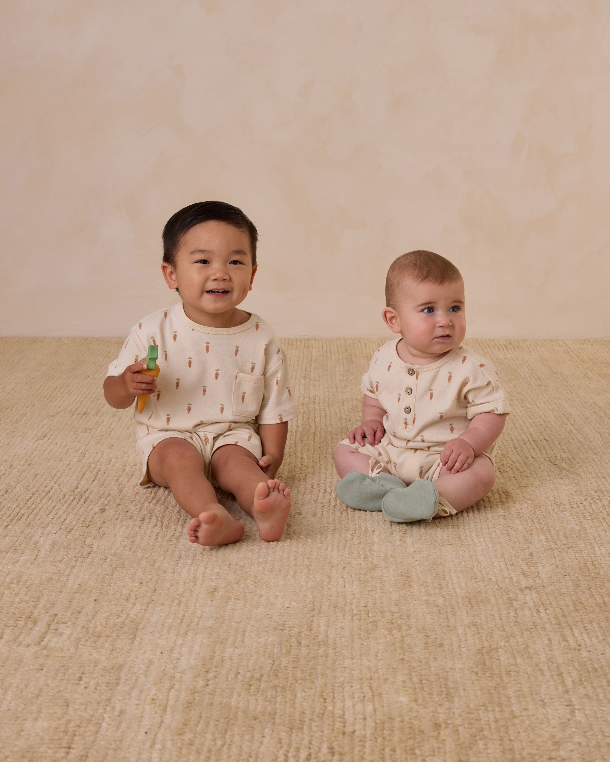 ボクシーポケットティー+ショートセット　キャロット　ナチュラル