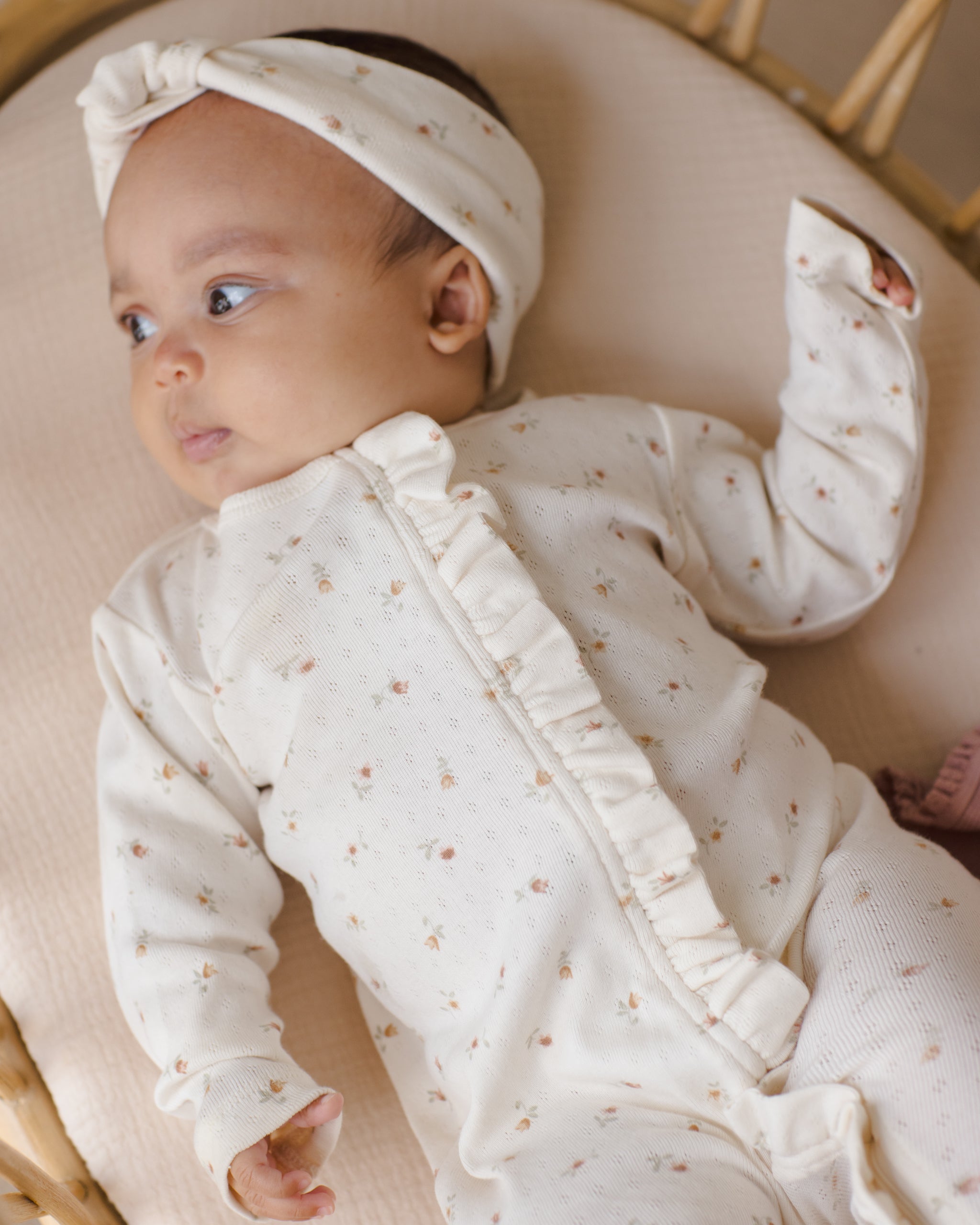 Rylee + Cru ライリーアンドクルー ベビー服 子供服 ポインテールノットヘッドバンド　プチフルール