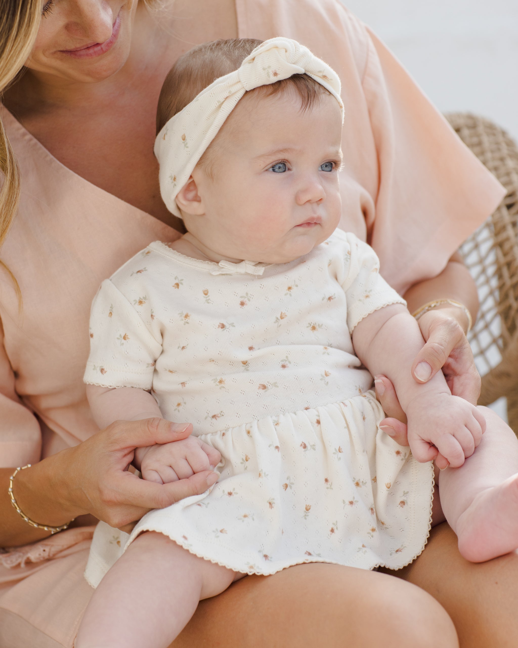 Quincy Mae クインシーメイ - Baby Girls - Organic Pointelle