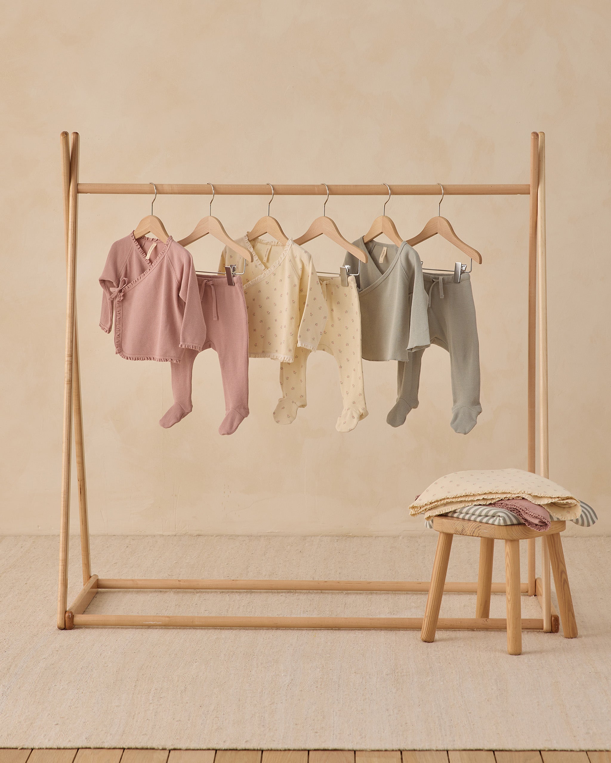 Rylee + Cru ライリーアンドクルー ベビー服 子供服 テイクホームセット　セージ