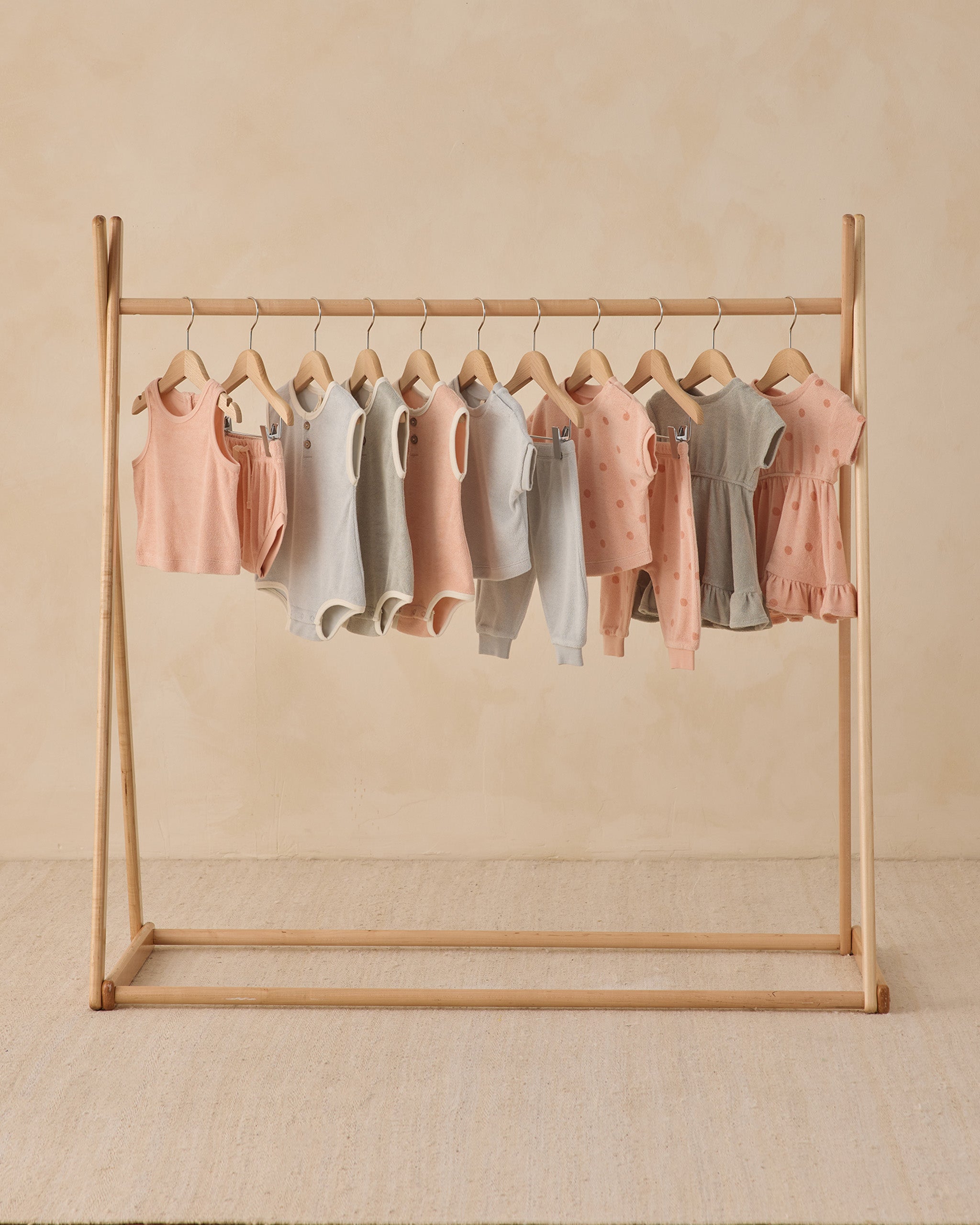 Rylee + Cru ライリーアンドクルー ベビー服 子供服 テリータンク + ショートセット　メロン