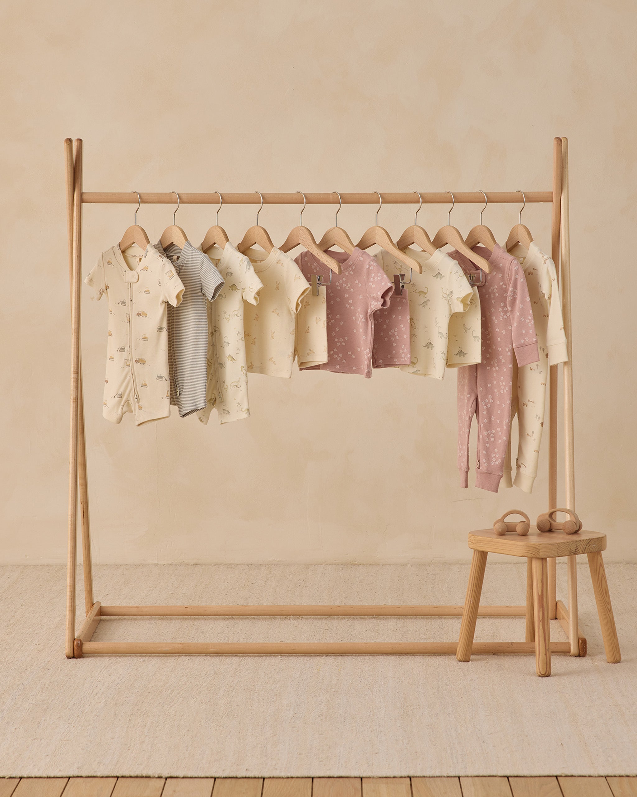 Rylee + Cru ライリーアンドクルー ベビー服 子供服 ジップロングスリーブスリーパー　ファーム