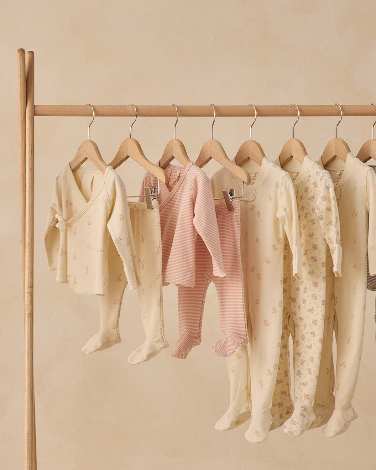 Rylee + Cru ライリーアンドクルー ベビー服 子供服 ラップトップ + フットパンツセット　バニーズ