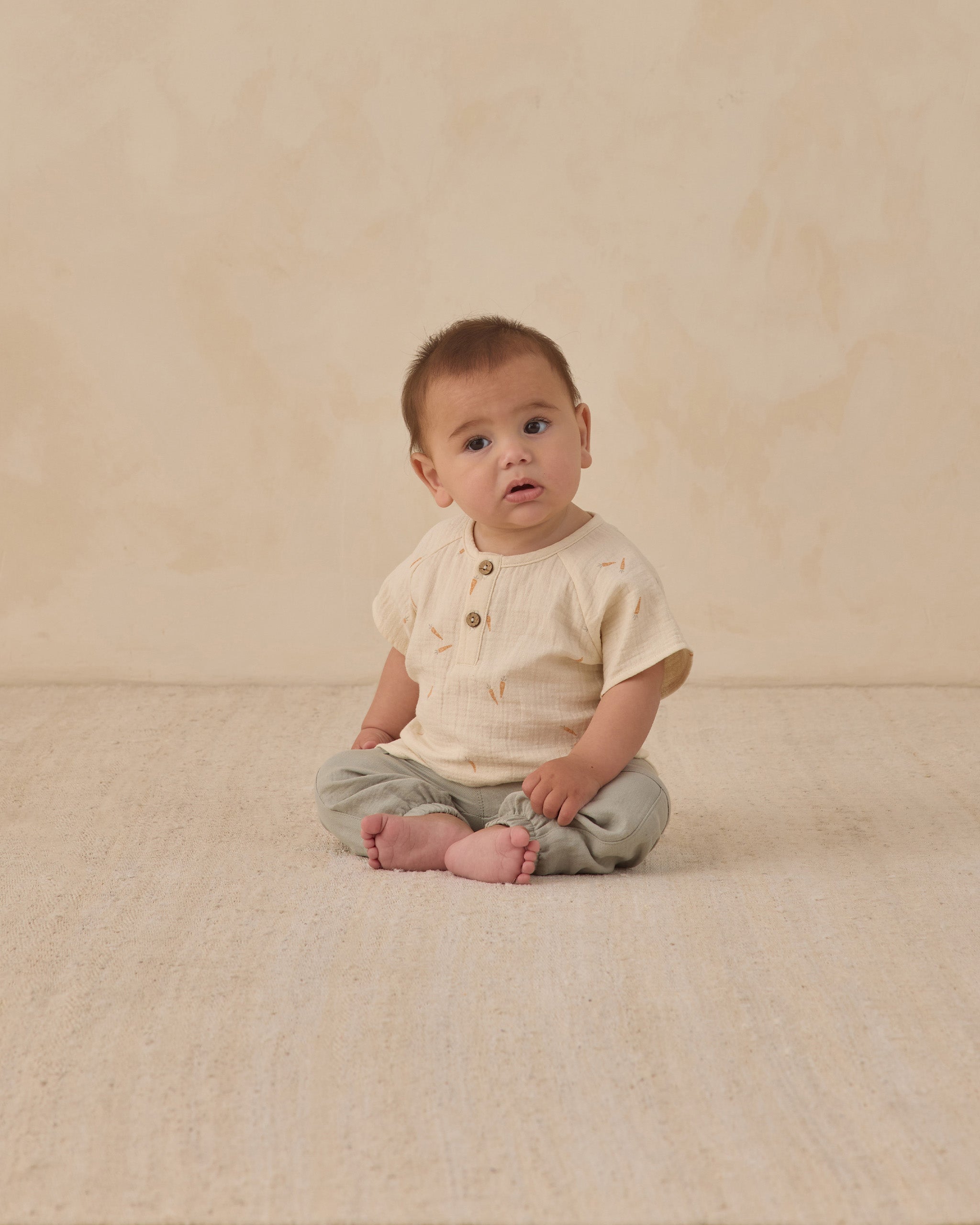 Rylee + Cru ライリーアンドクルー ベビー服 子供服 ルカ・パンツ　セージ