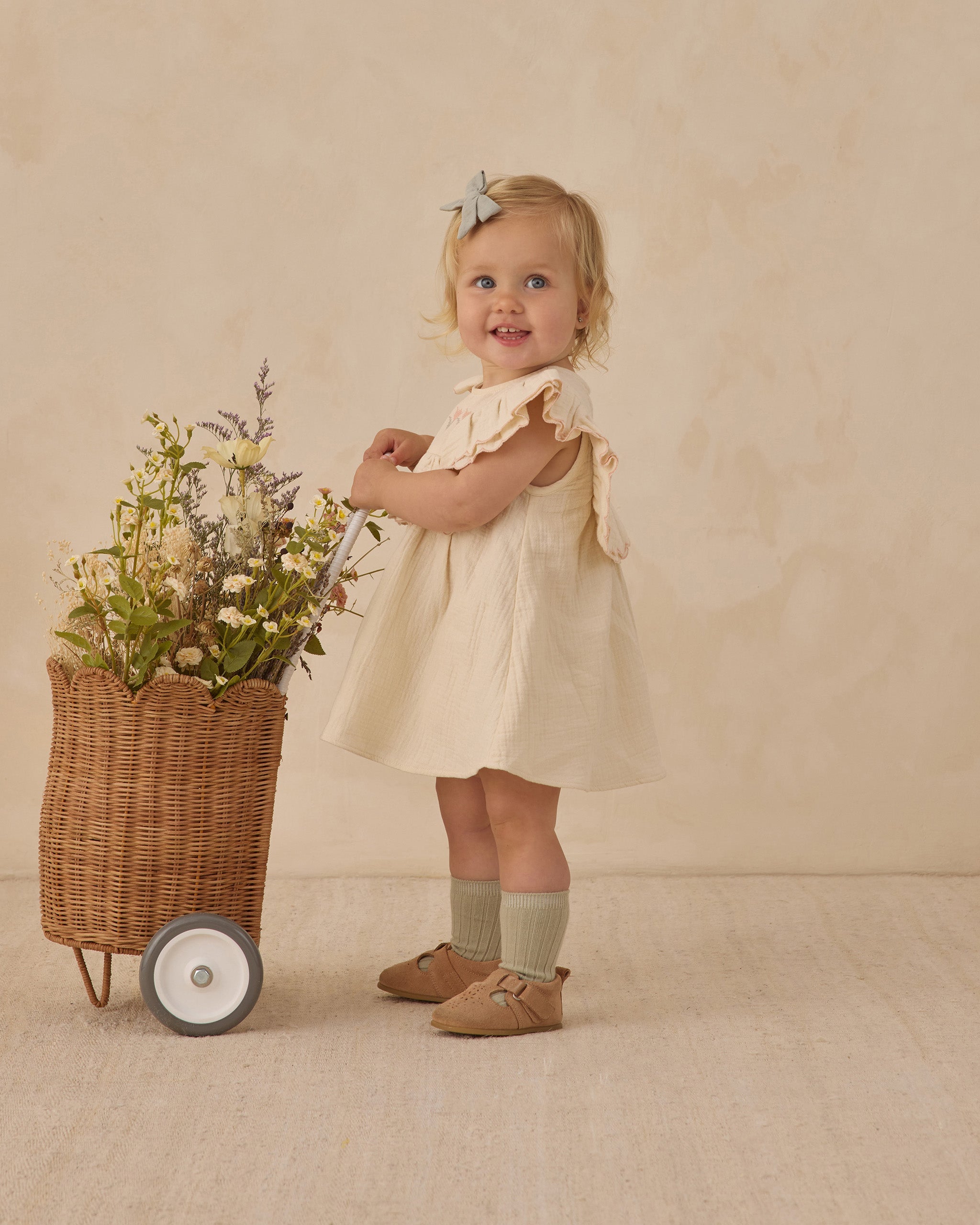 Rylee + Cru ライリーアンドクルー ベビー服 子供服 ルルドレス　ナチュラル