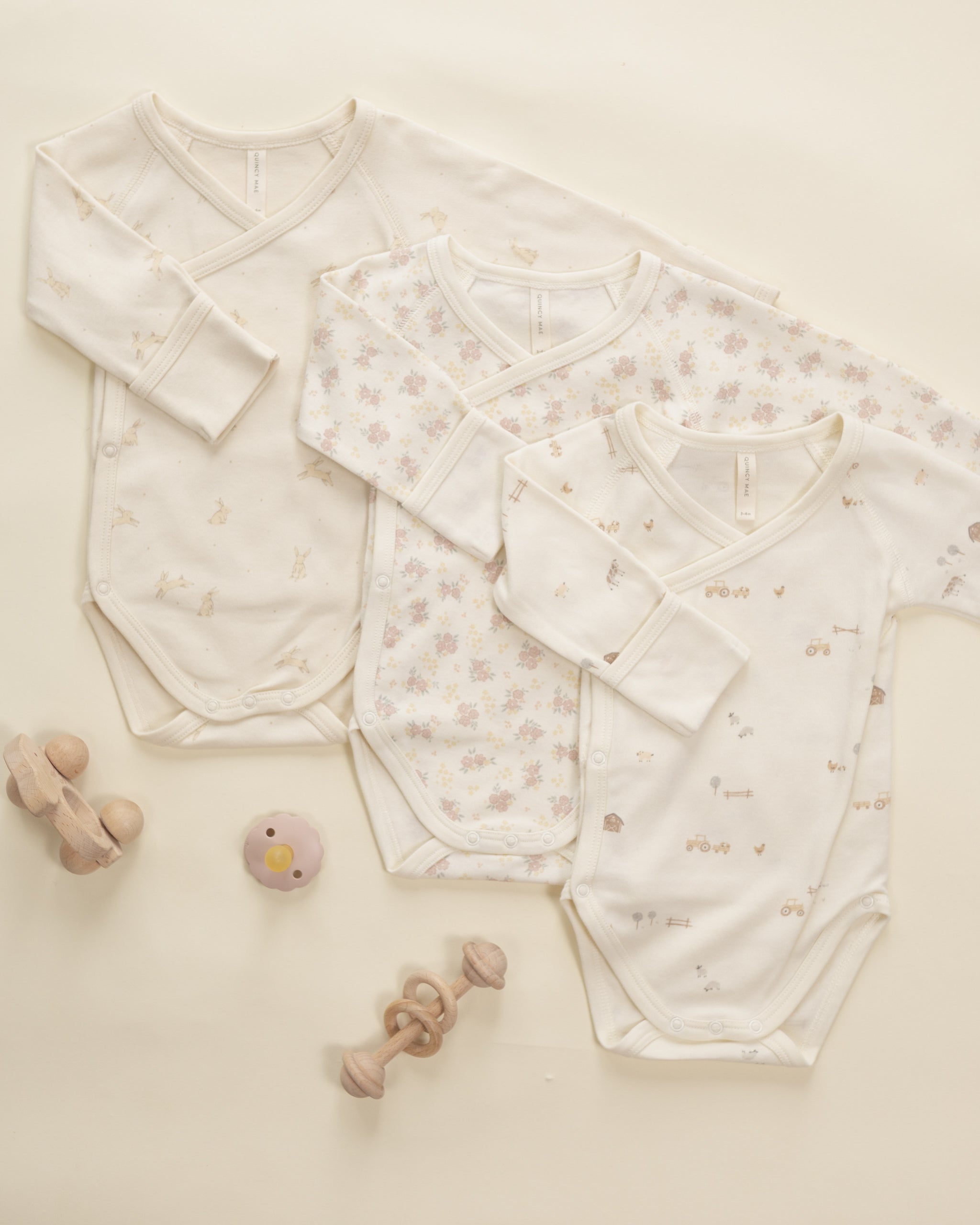 Rylee + Cru ライリーアンドクルー ベビー服 子供服 サイドスナップボディスーツ　ファーム