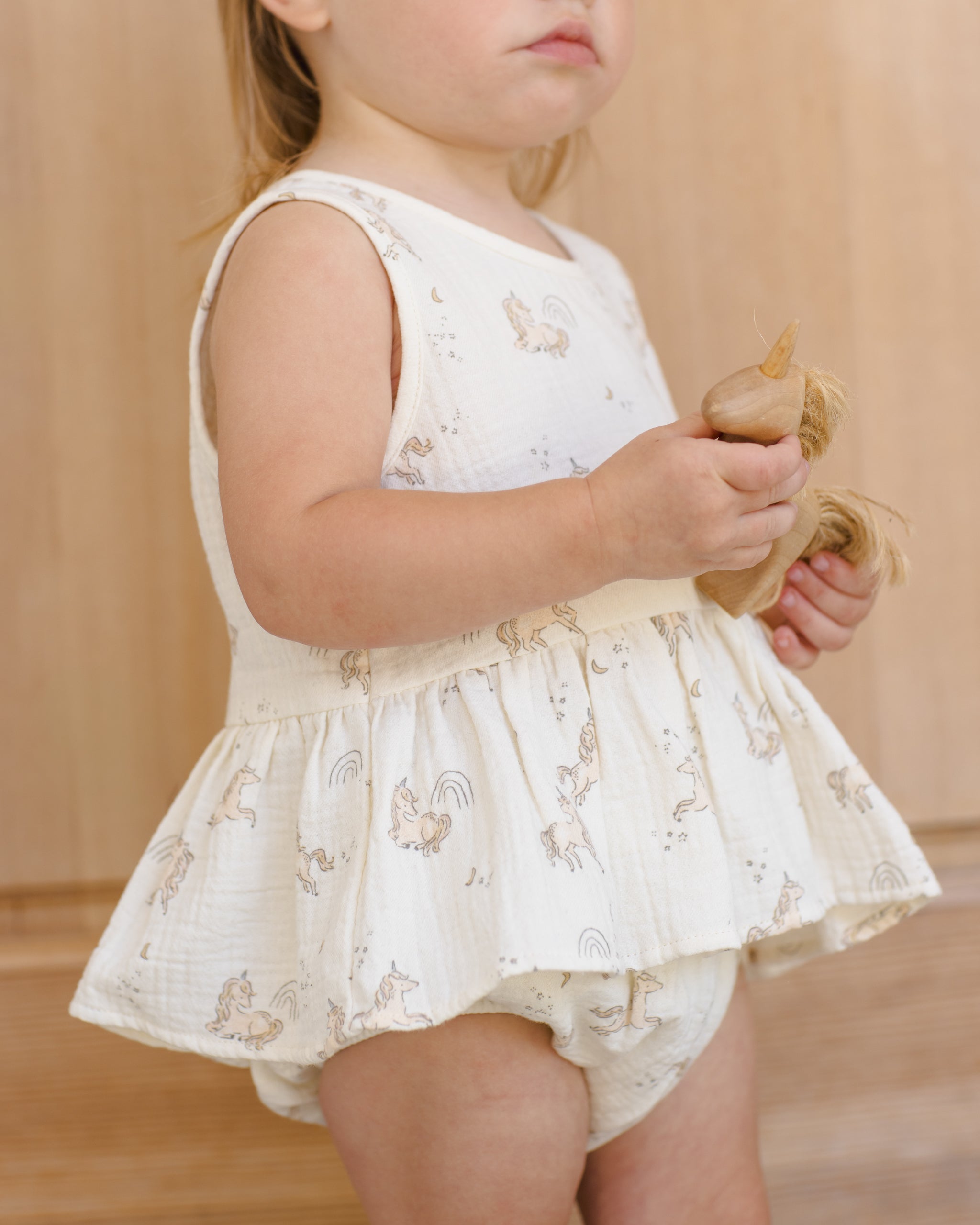 Rylee + Cru ライリーアンドクルー ベビー服 子供服 スリーブレスペプラムセット　ユニコーン