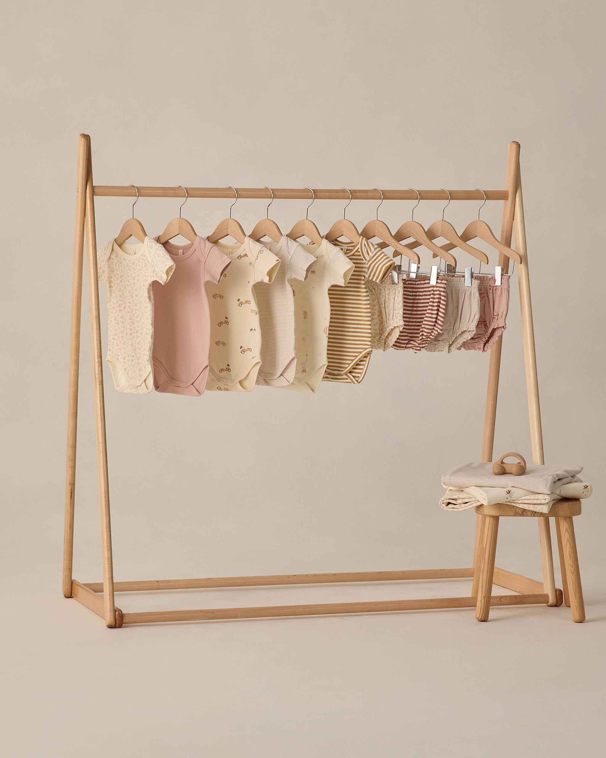 Rylee + Cru ライリーアンドクルー ベビー服 子供服 ギャザードブルマー　ポピーストライプ