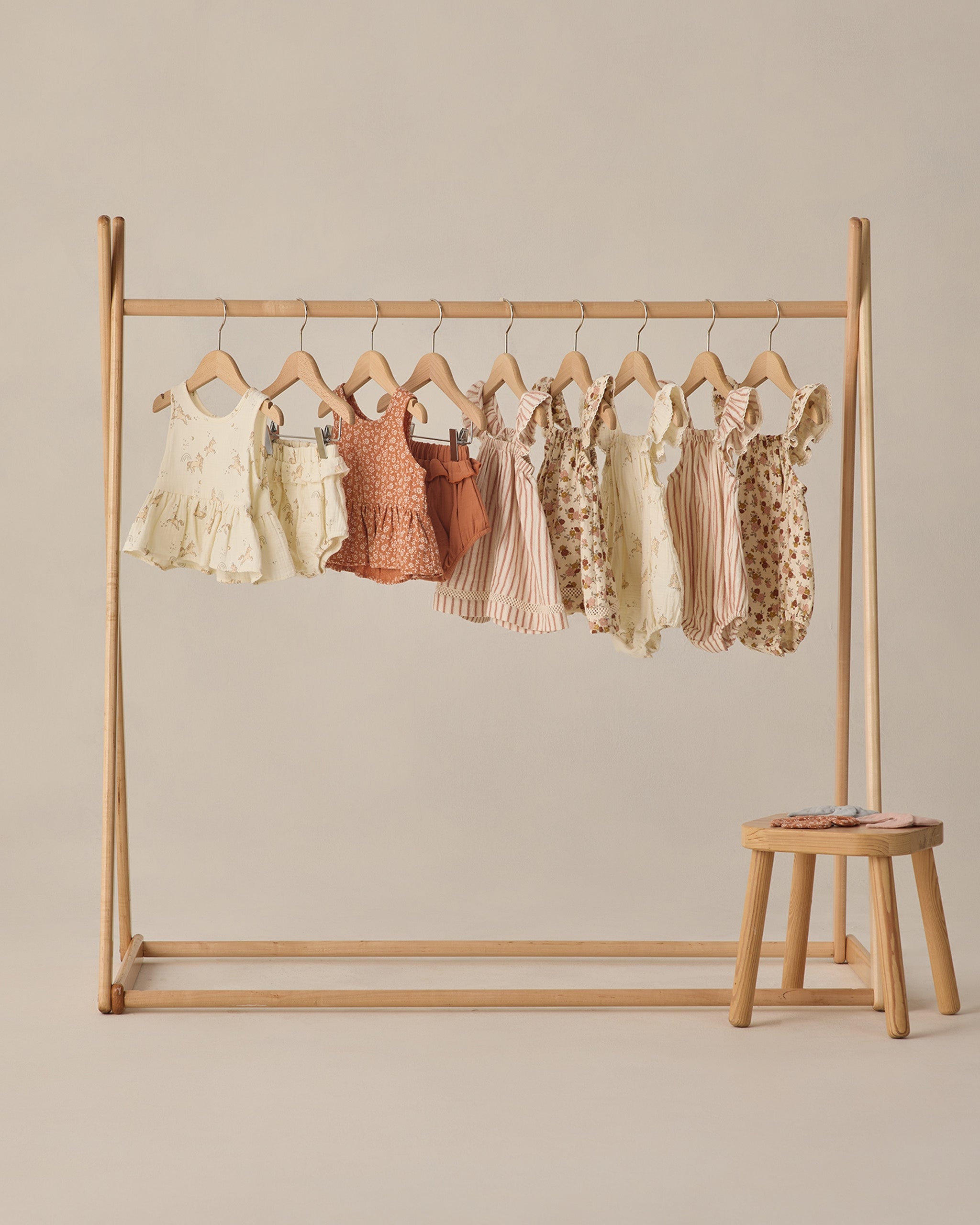 Rylee + Cru ライリーアンドクルー ベビー服 子供服 ラッフルタンクドレス　ヴィンテージストライプ