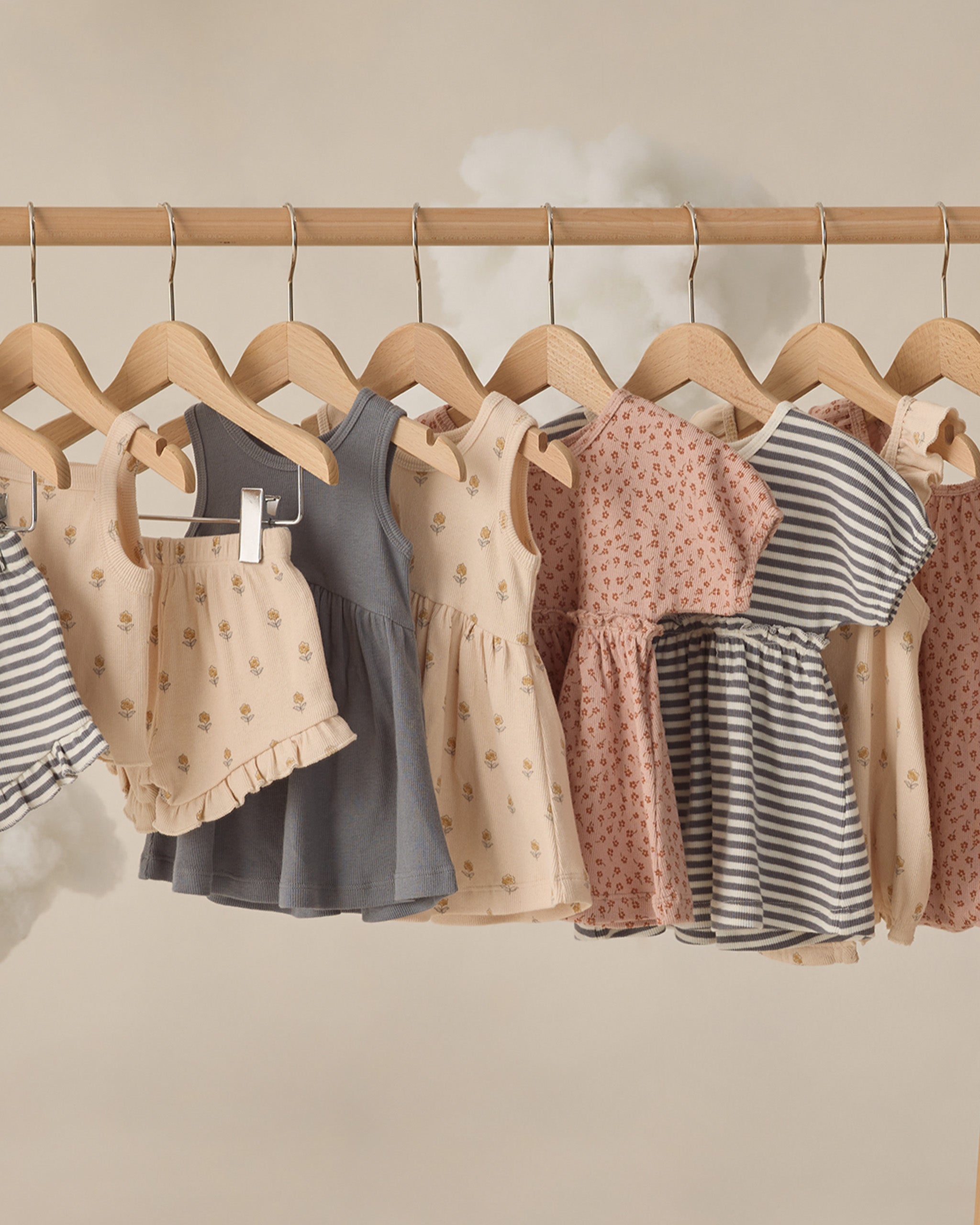 Rylee + Cru ライリーアンドクルー ベビー服 子供服 エヴィ タンクトップ + ショーツ セット　バターカップ