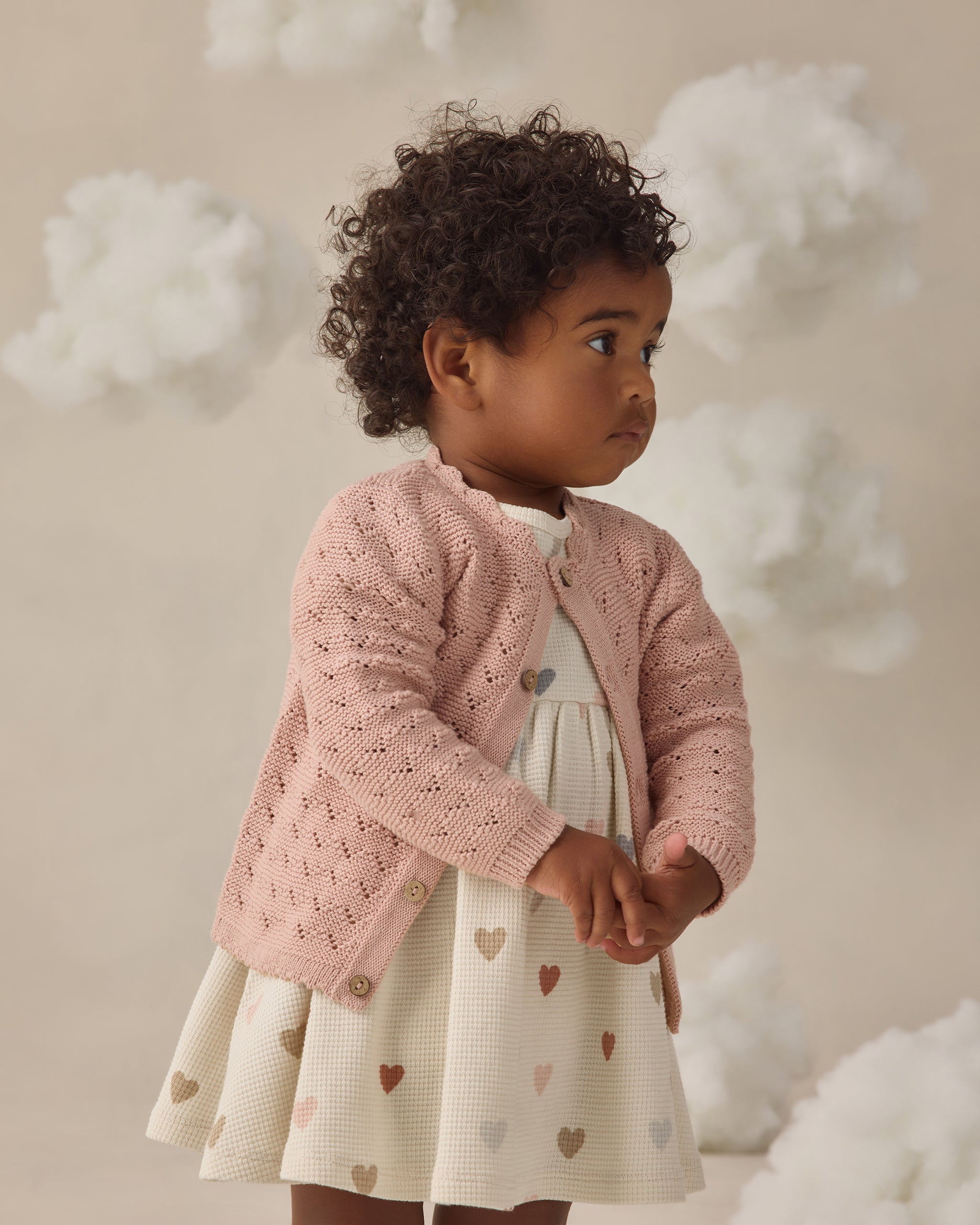 Rylee + Cru ライリーアンドクルー ベビー服 子供服 ダーラドレス　コンフェッティハーツ